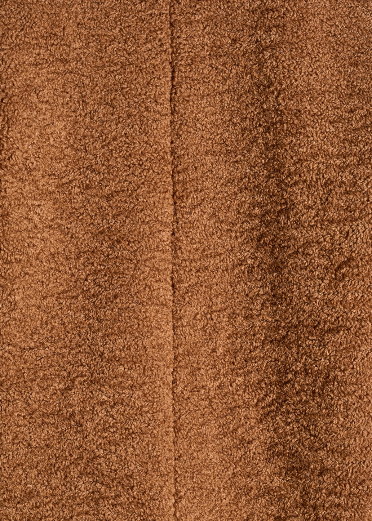 3/4-langer brauner Bouclé-Peacoat