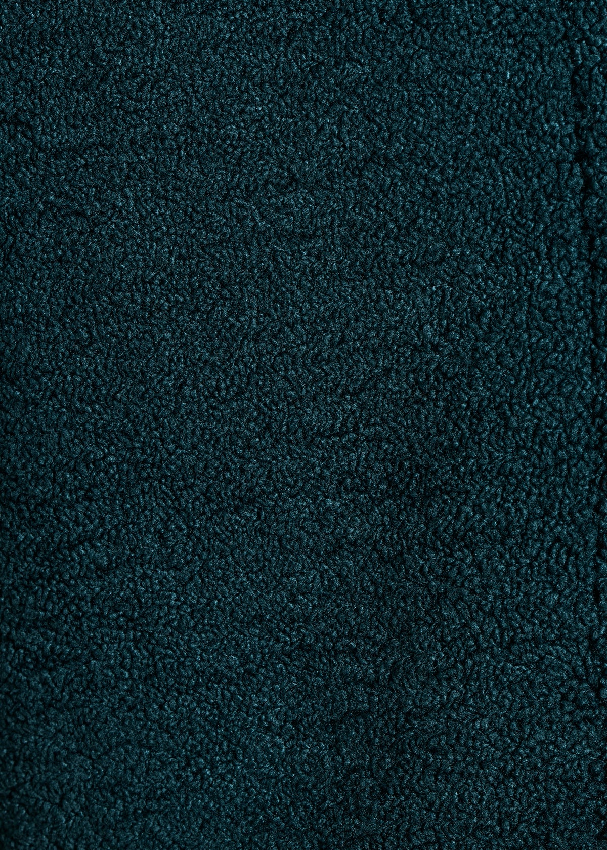 Abrigo caban 3/4 verde de bouclé