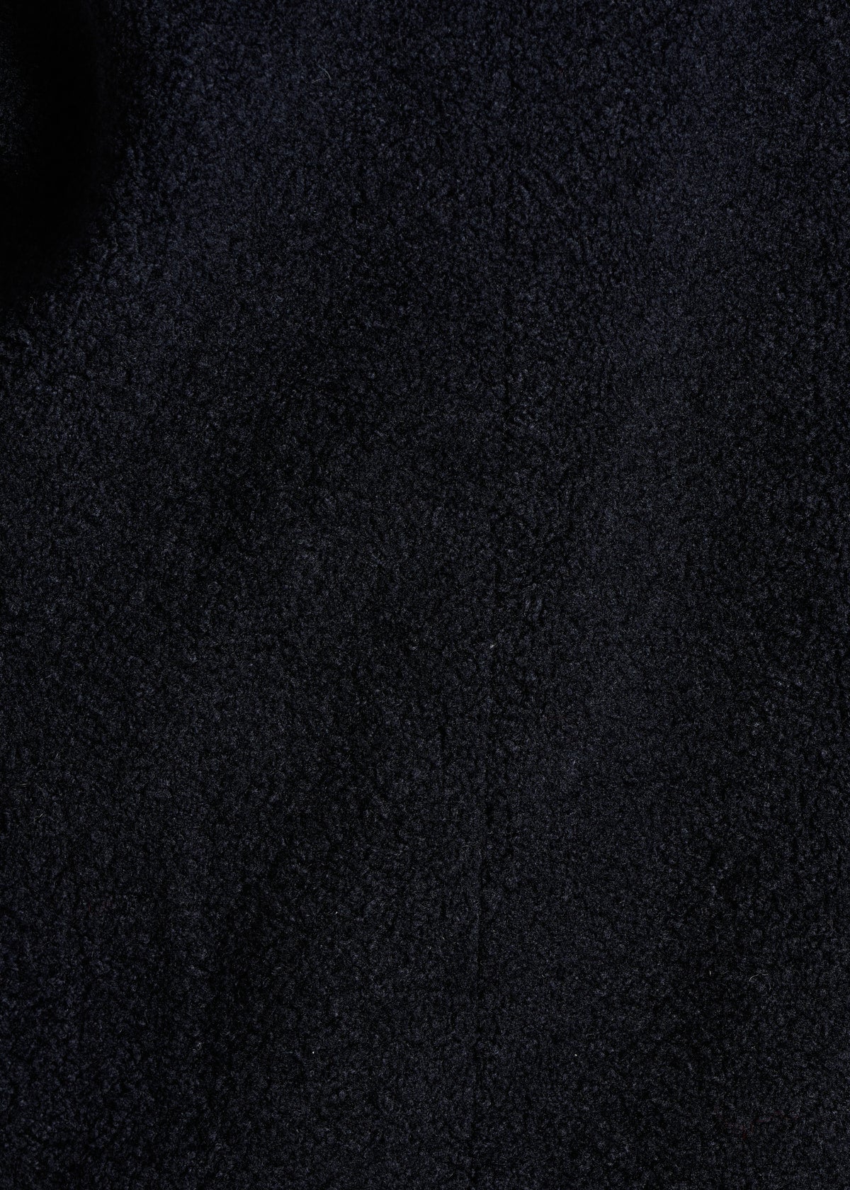 Abrigo caban 3/4 azul oscuro de bouclé