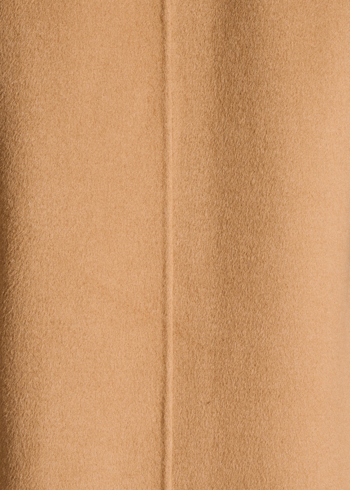 Abrigo midi camel de lana