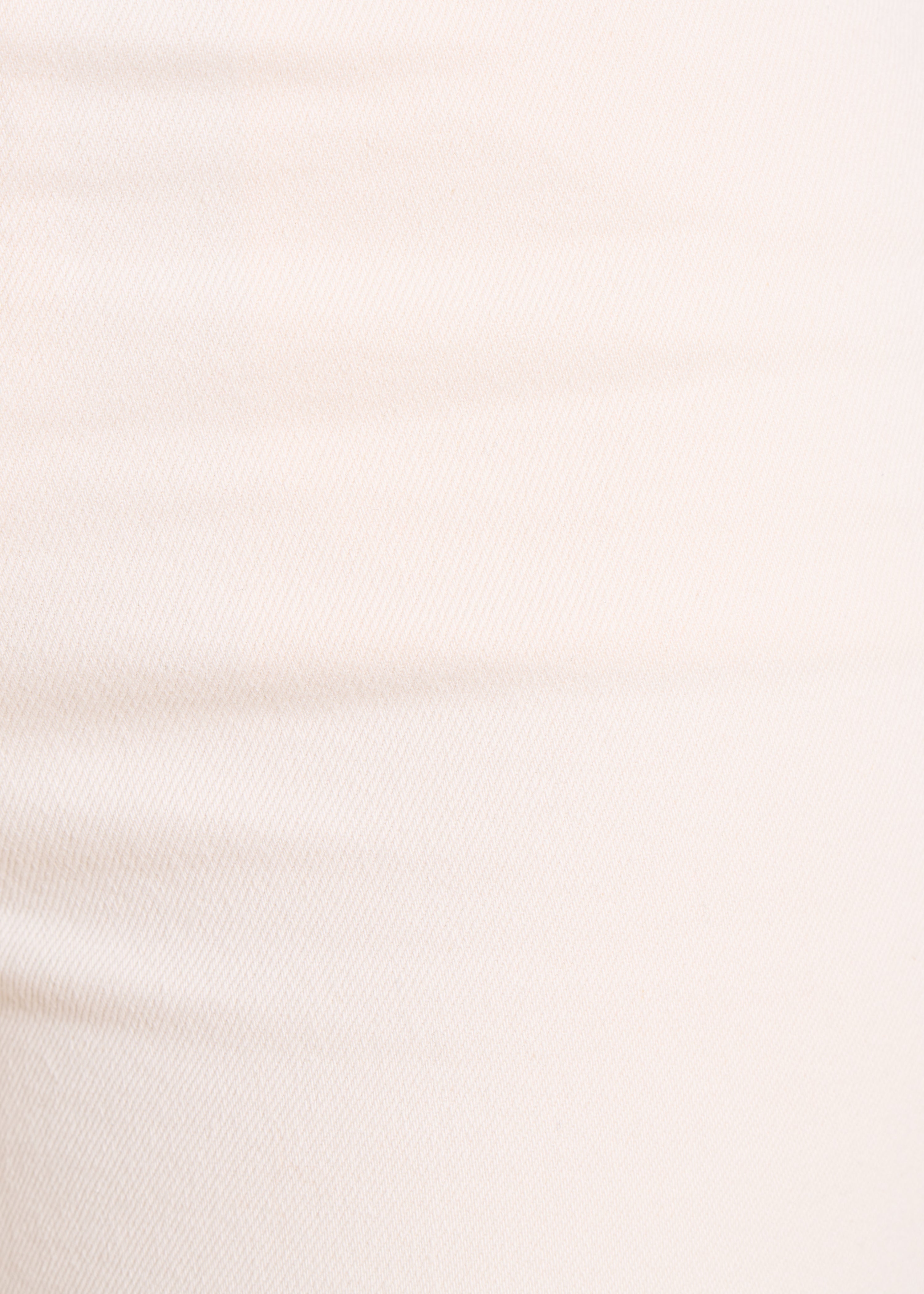 Ecru wide-leg jeans in organic cotton