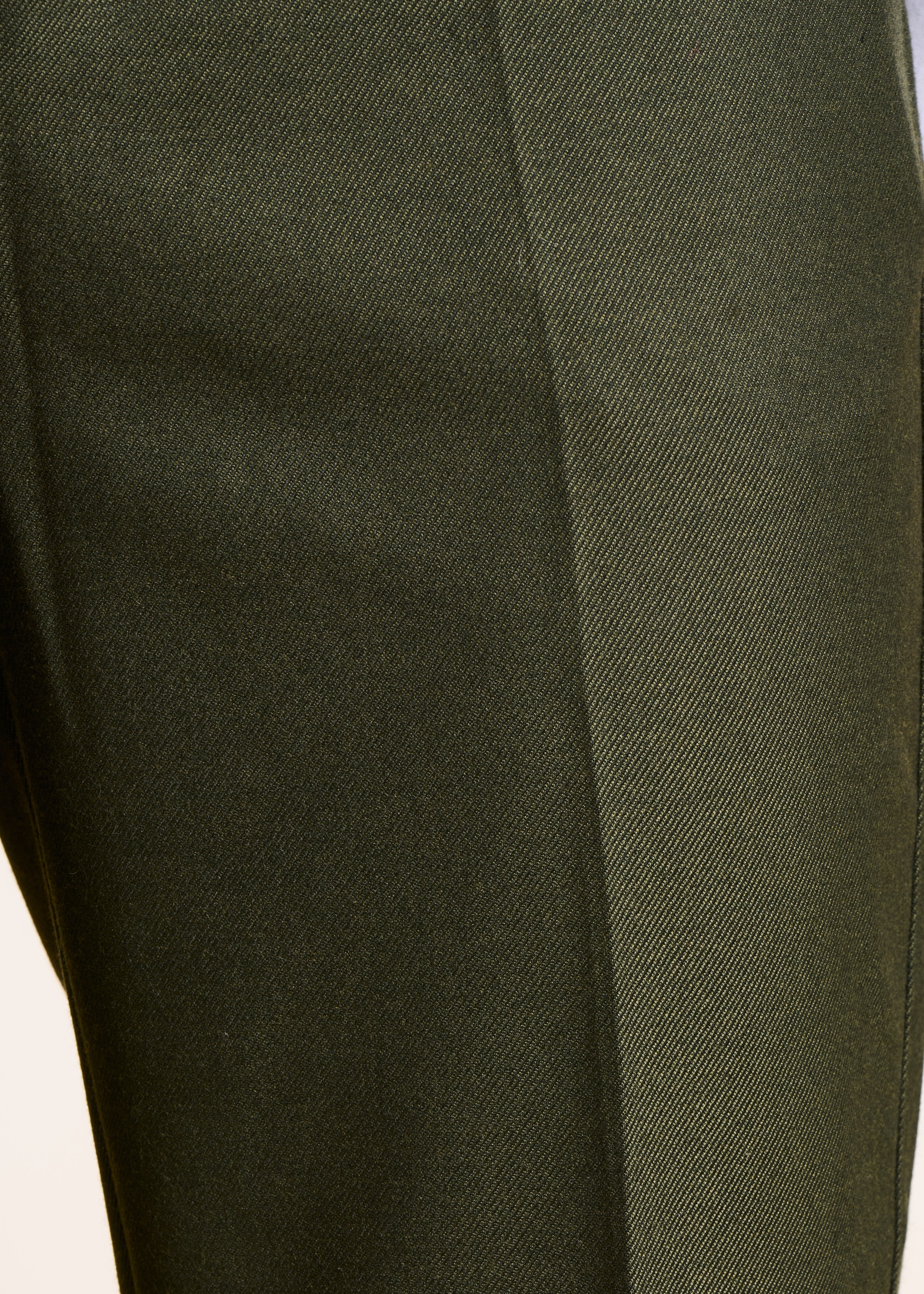 Pantalon cigarette 7/8ème kaki