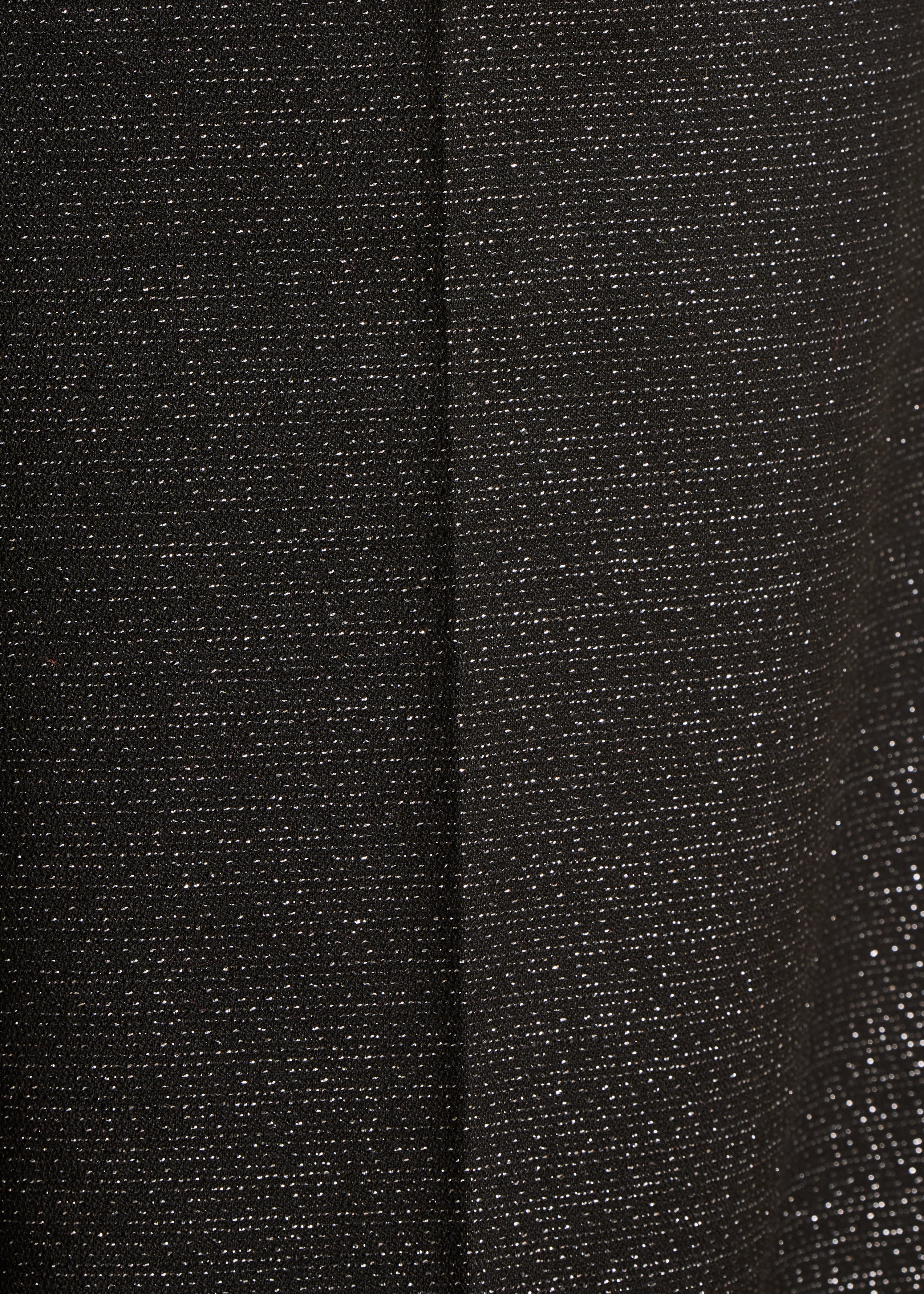 Pantalon droit et large noir irisé