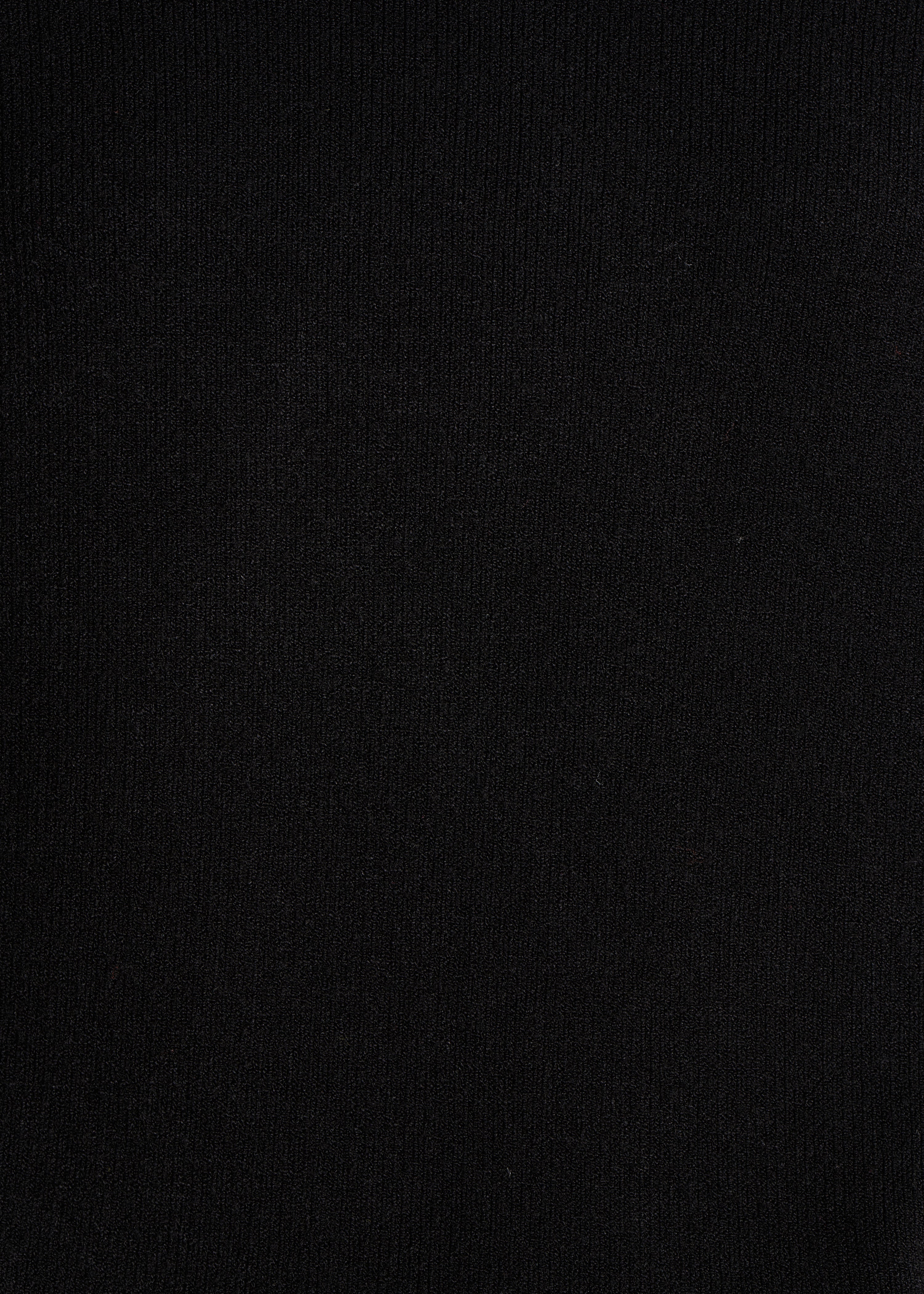 Maglione nero in maglia maniche lunghe