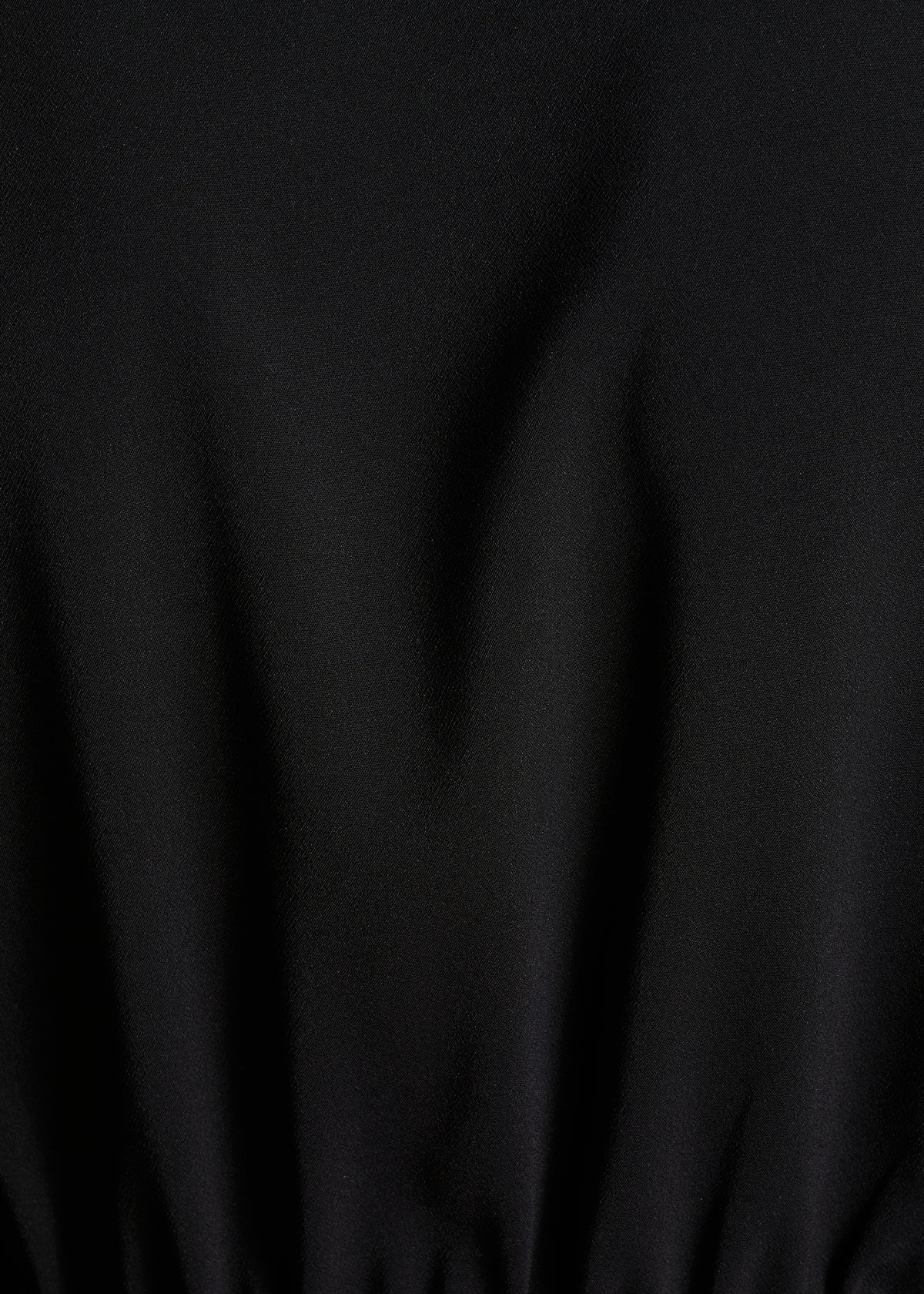 Robe chemise courte noire à manches longues