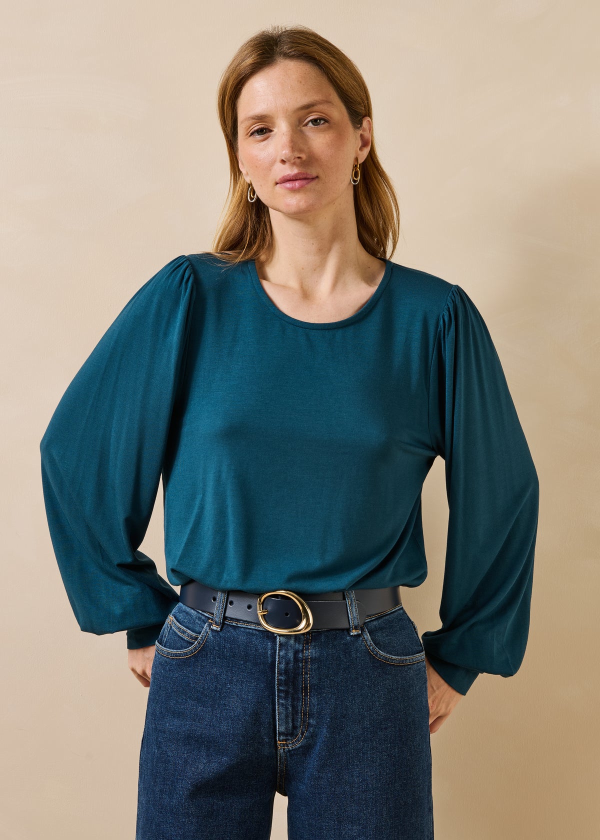 T-shirt bleu pétrole - Ekeko