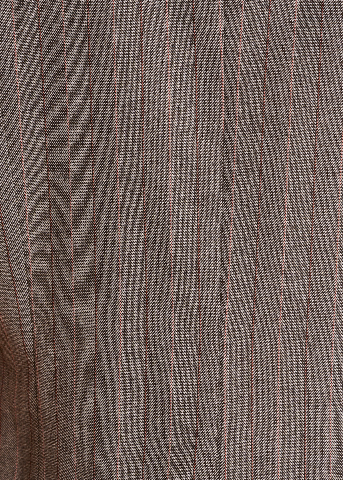 Veston gris à fines rayures
