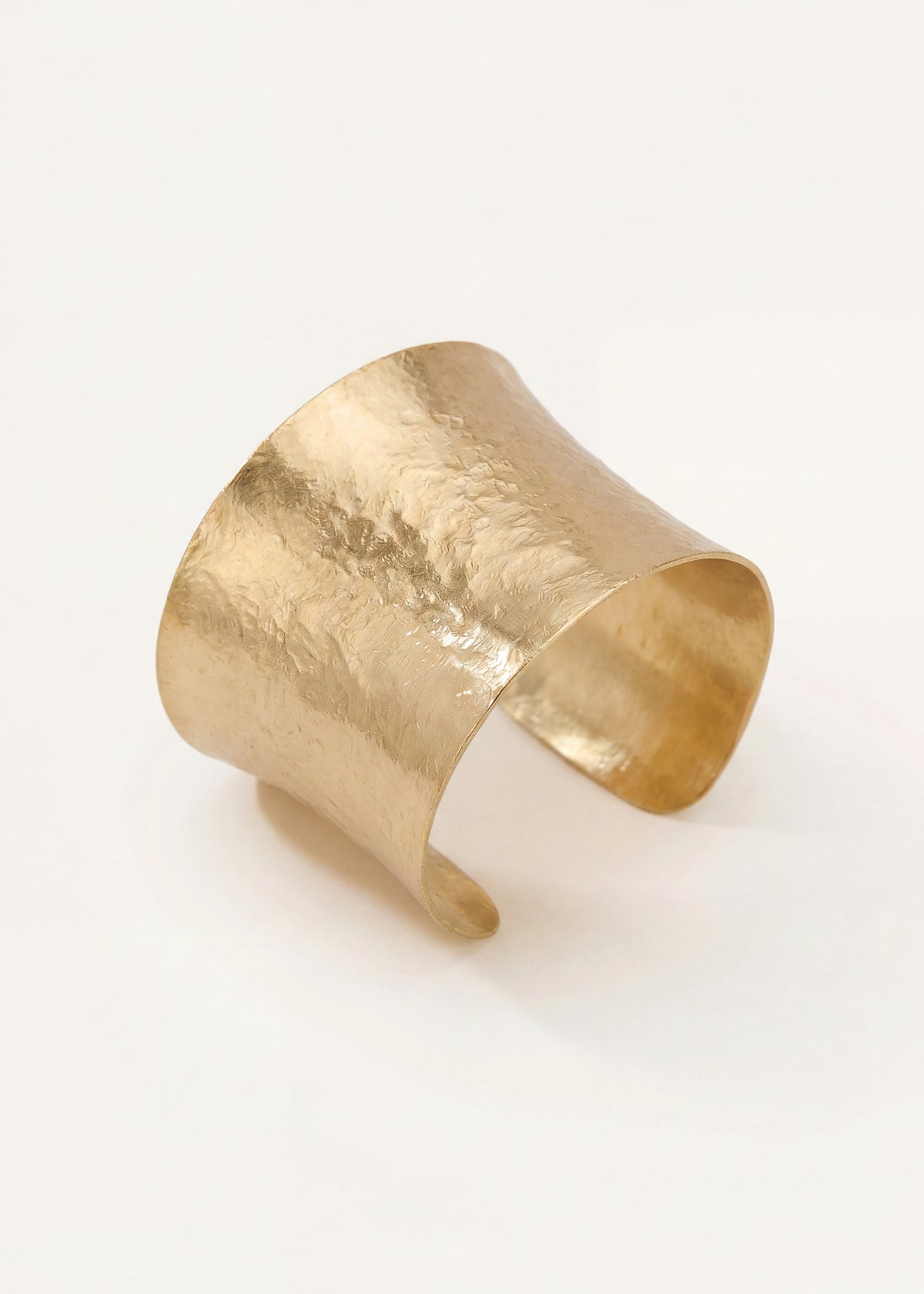 Grote verstelbare gouden bangle armband