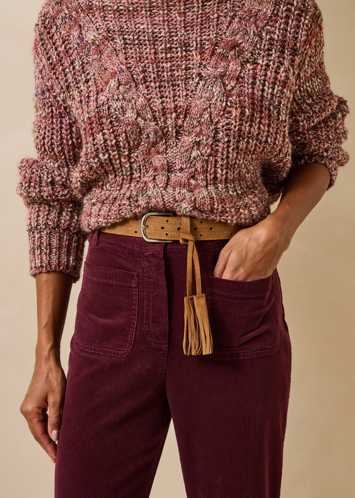 Ceinture camel - Fourche