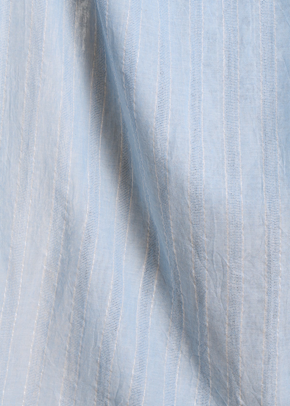 Light blue striped scarf