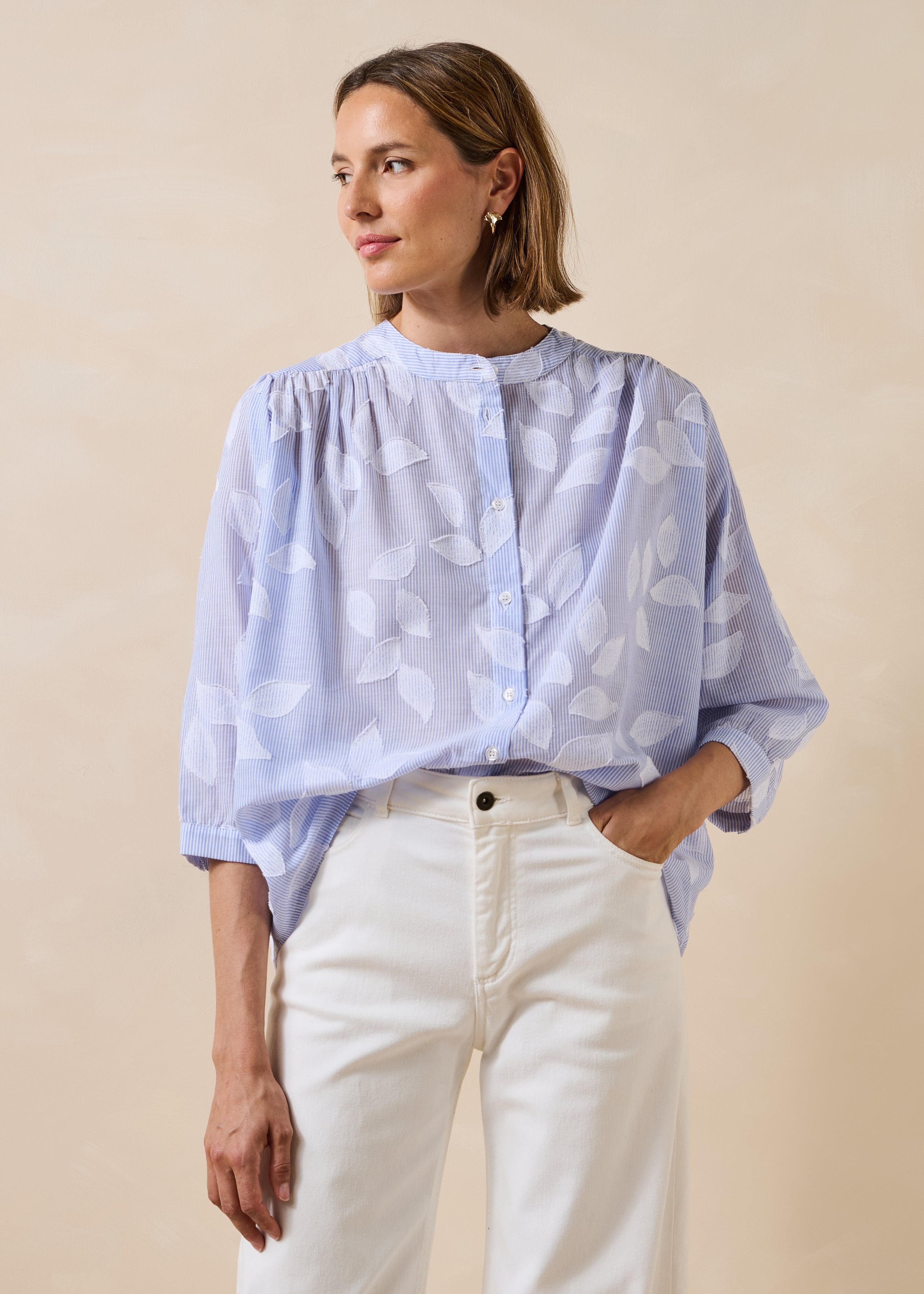 Chemisier bleu ciel - Douwina