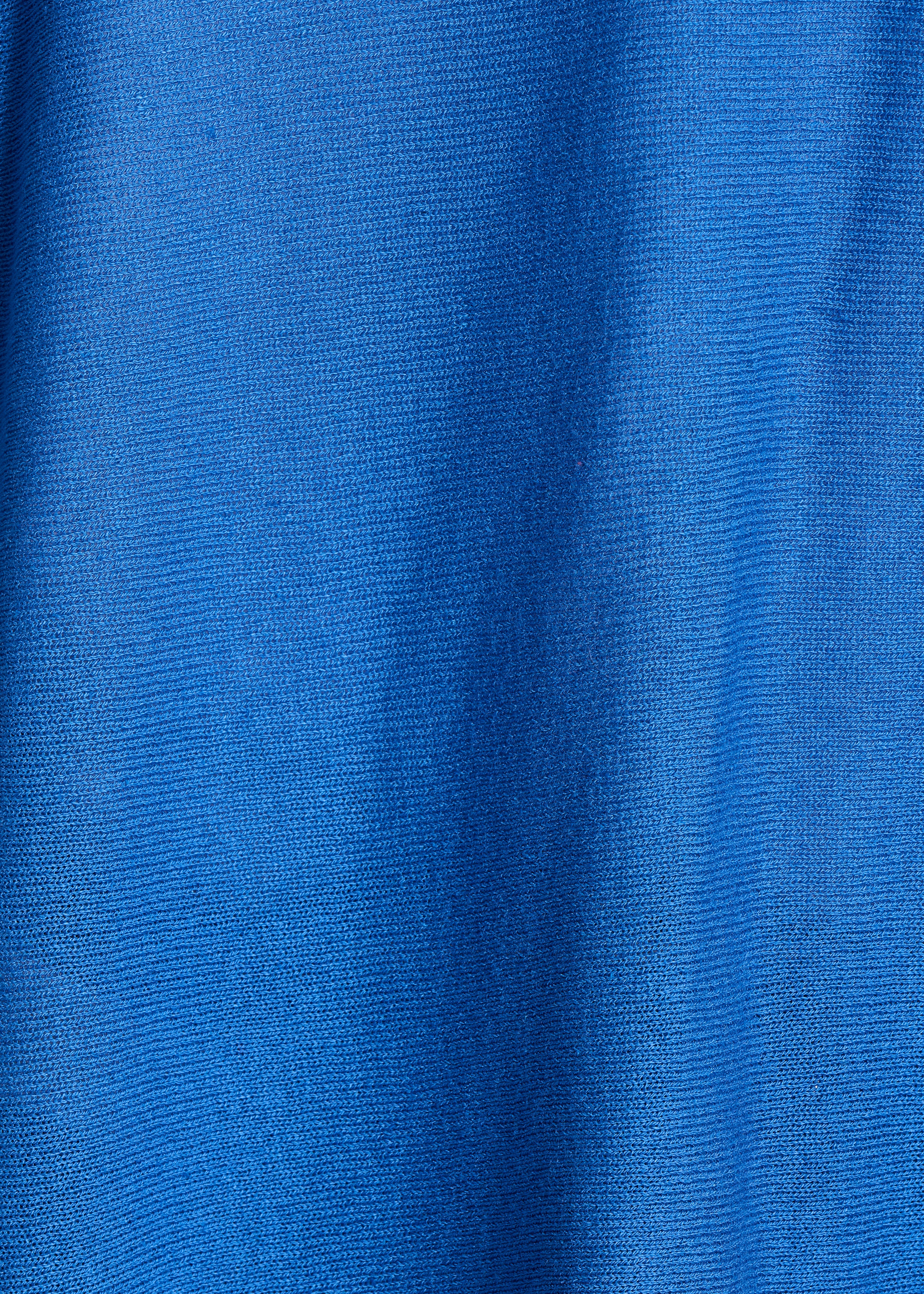 Loose open blue cardigan with soft knit