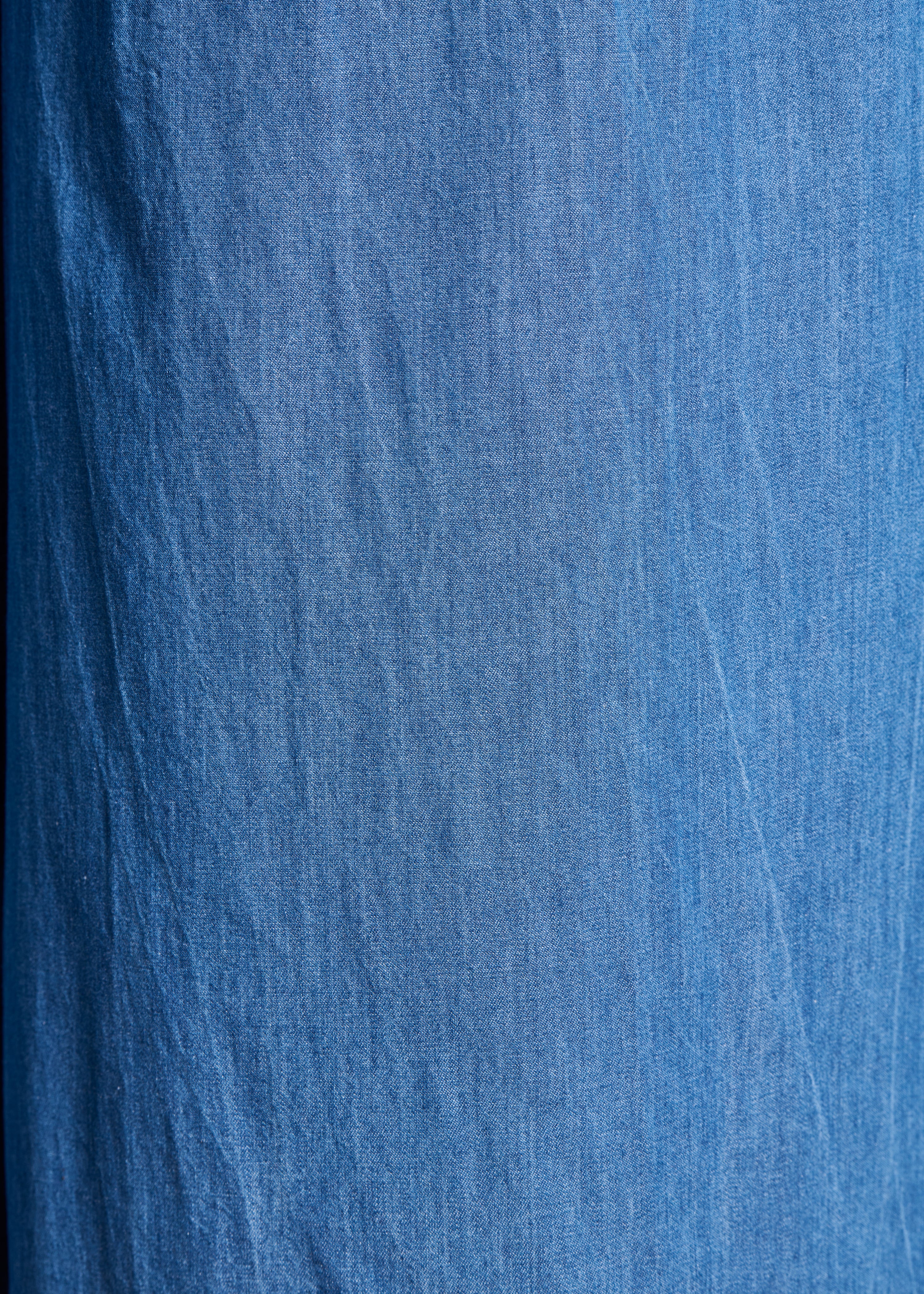 Wijde broek van soepel denim