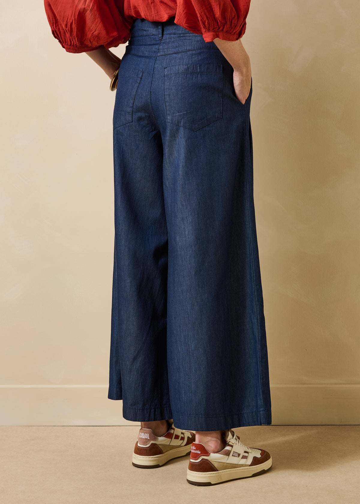 Pantalon bleu brut - Flaque