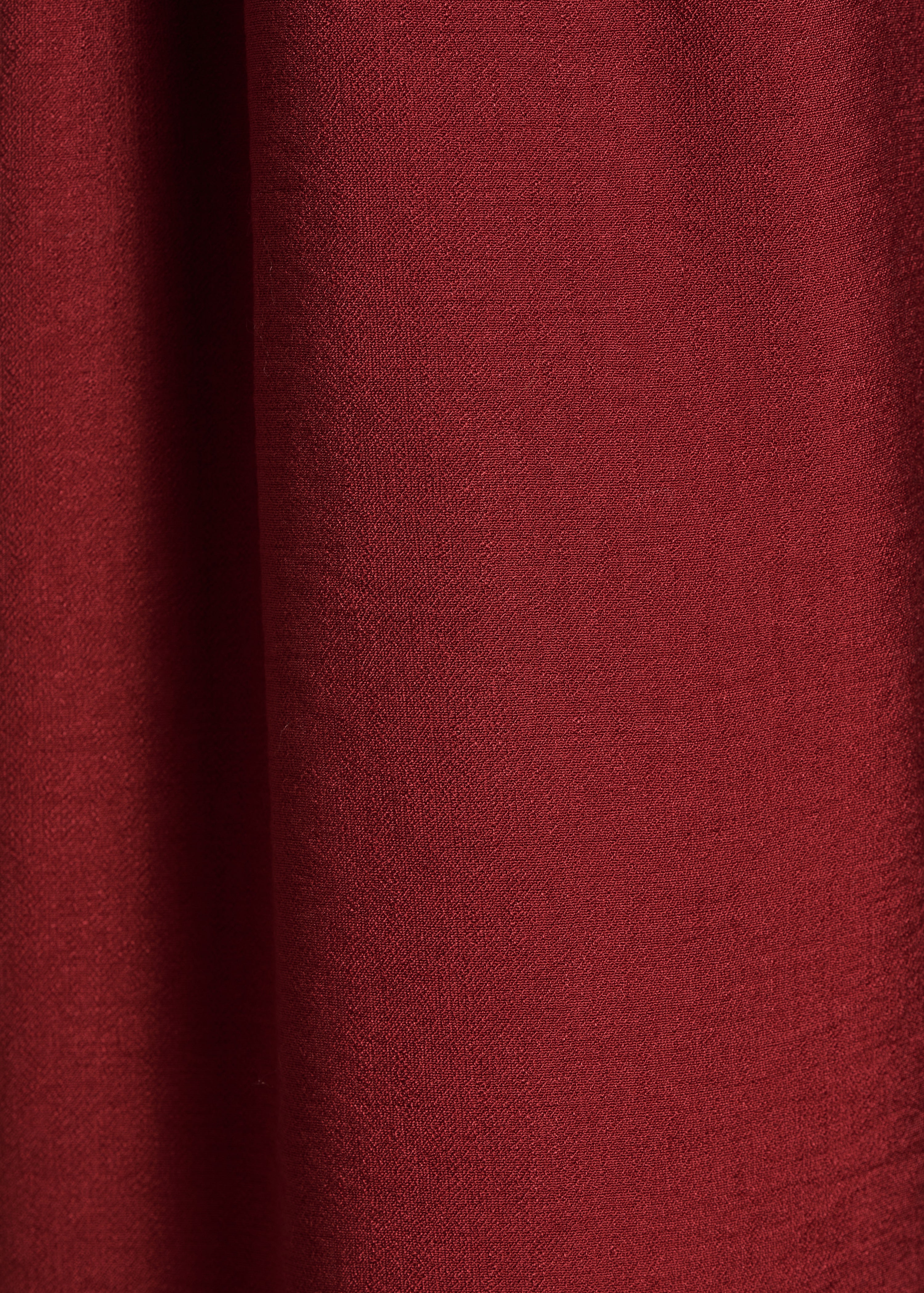 Weite Bordeaux-Hose aus Jacquard