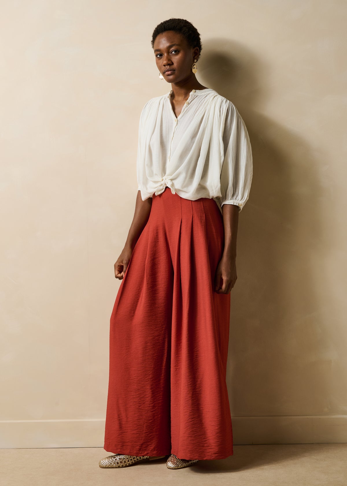 Pantalon terracotta - Veroni