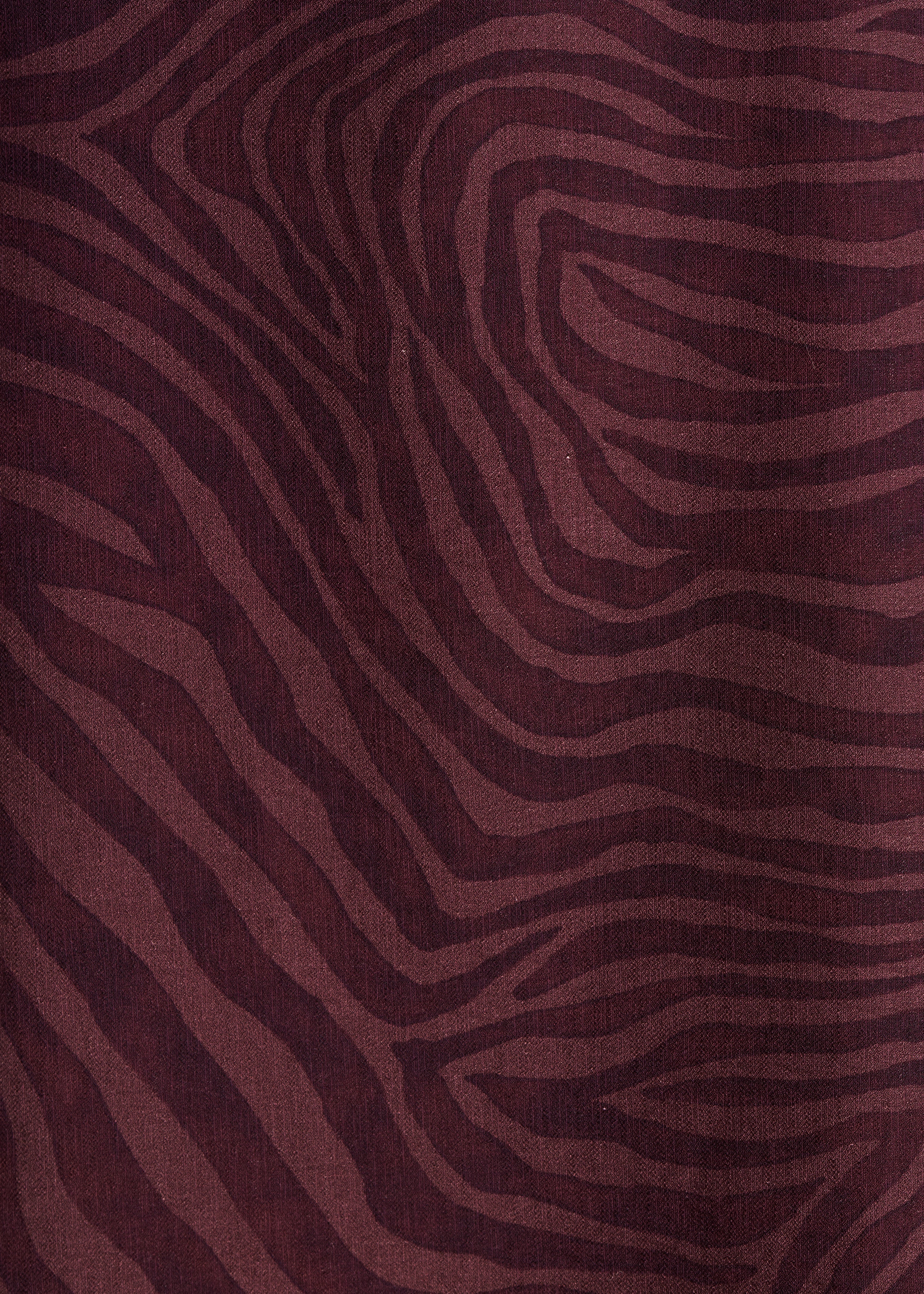 Abito corto marrone con stampa animalier