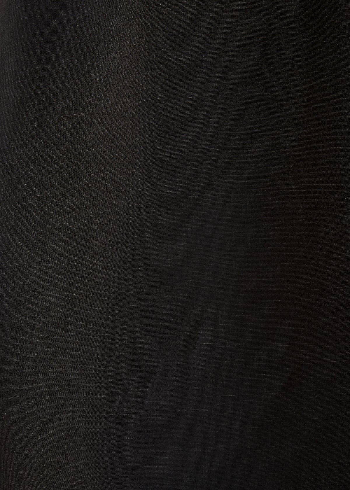 Black Fitted Long Wrap Dress