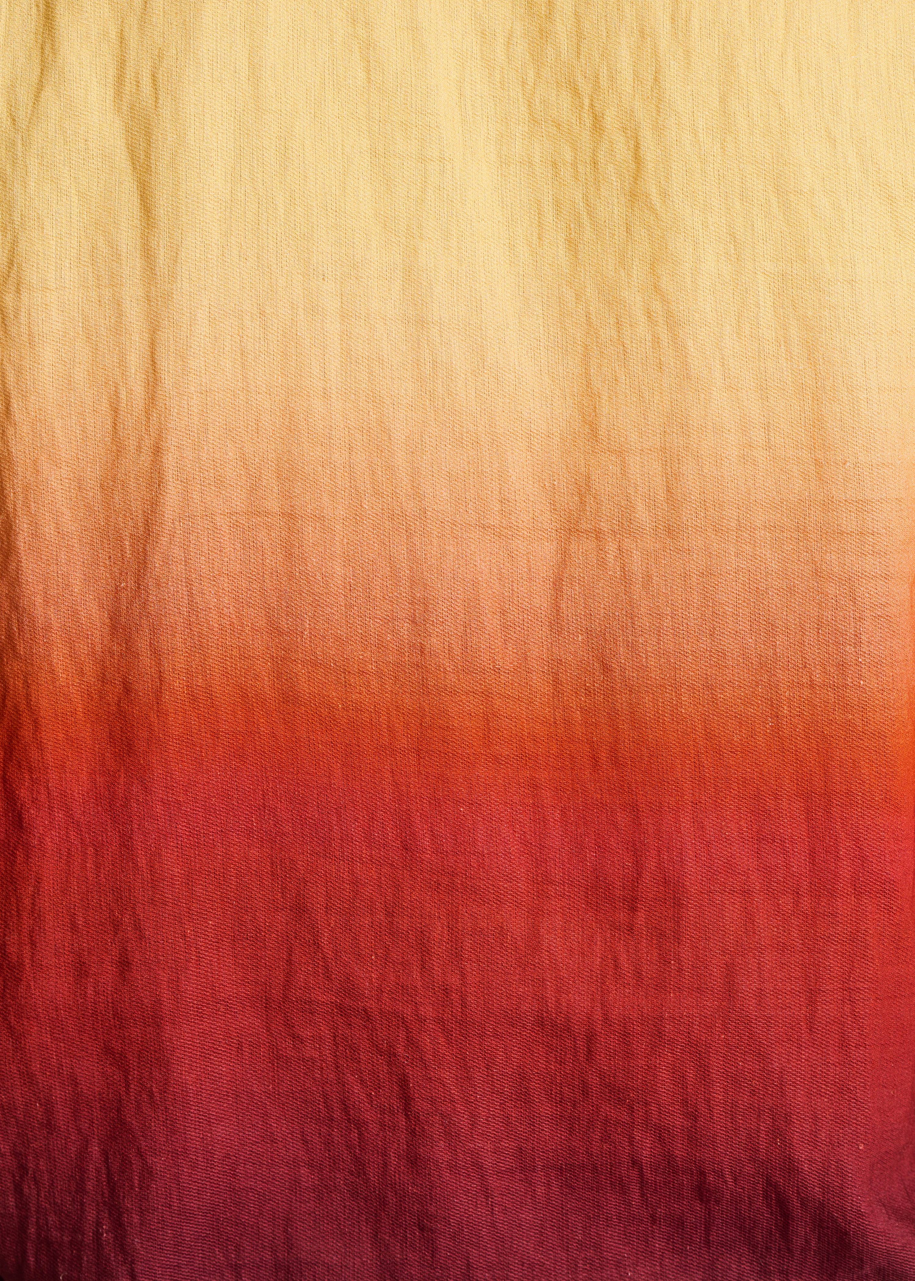 V-Ausschnitt-Top mit mehrfarbigem Tie-Dye-Print