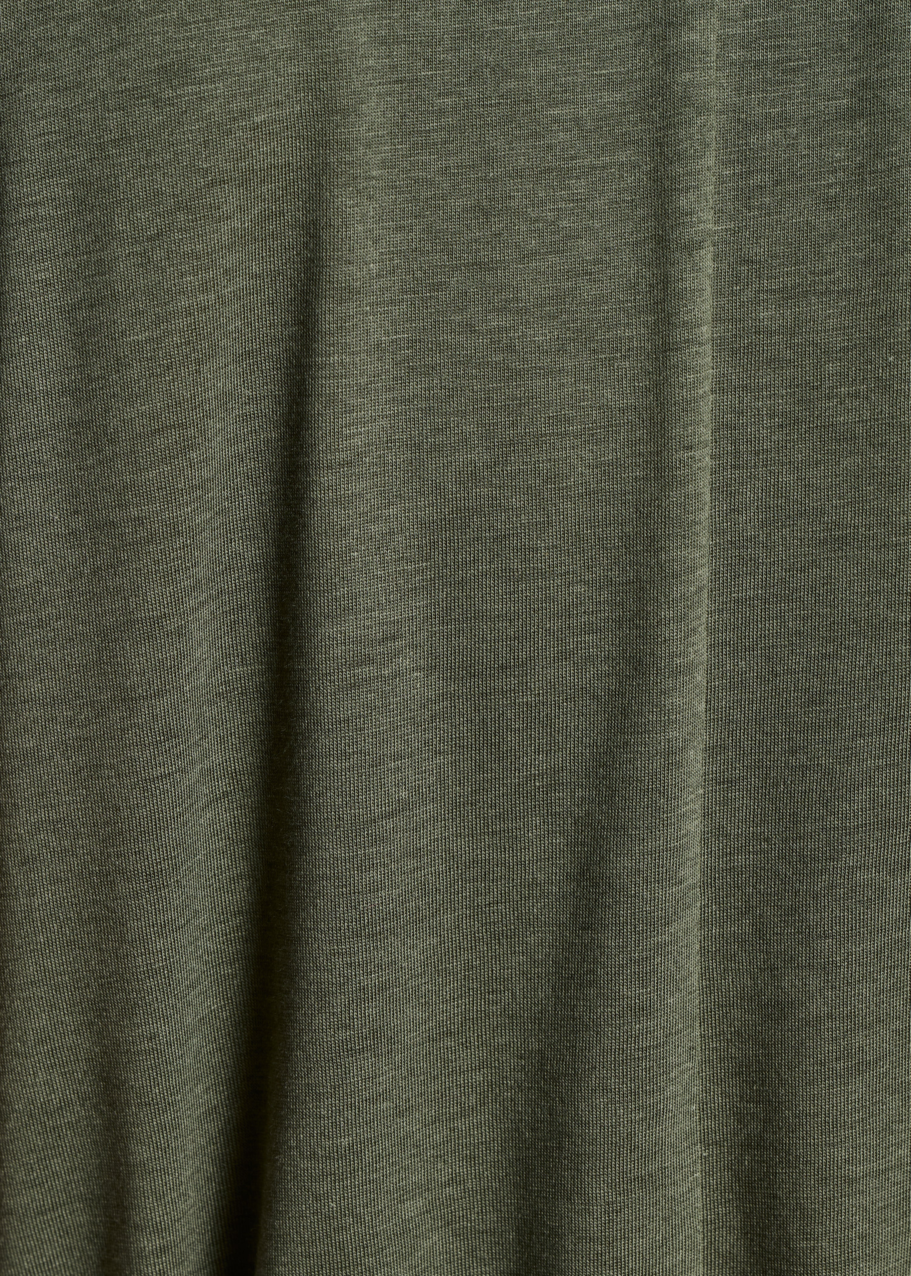 T-shirt ampia bicolore kaki