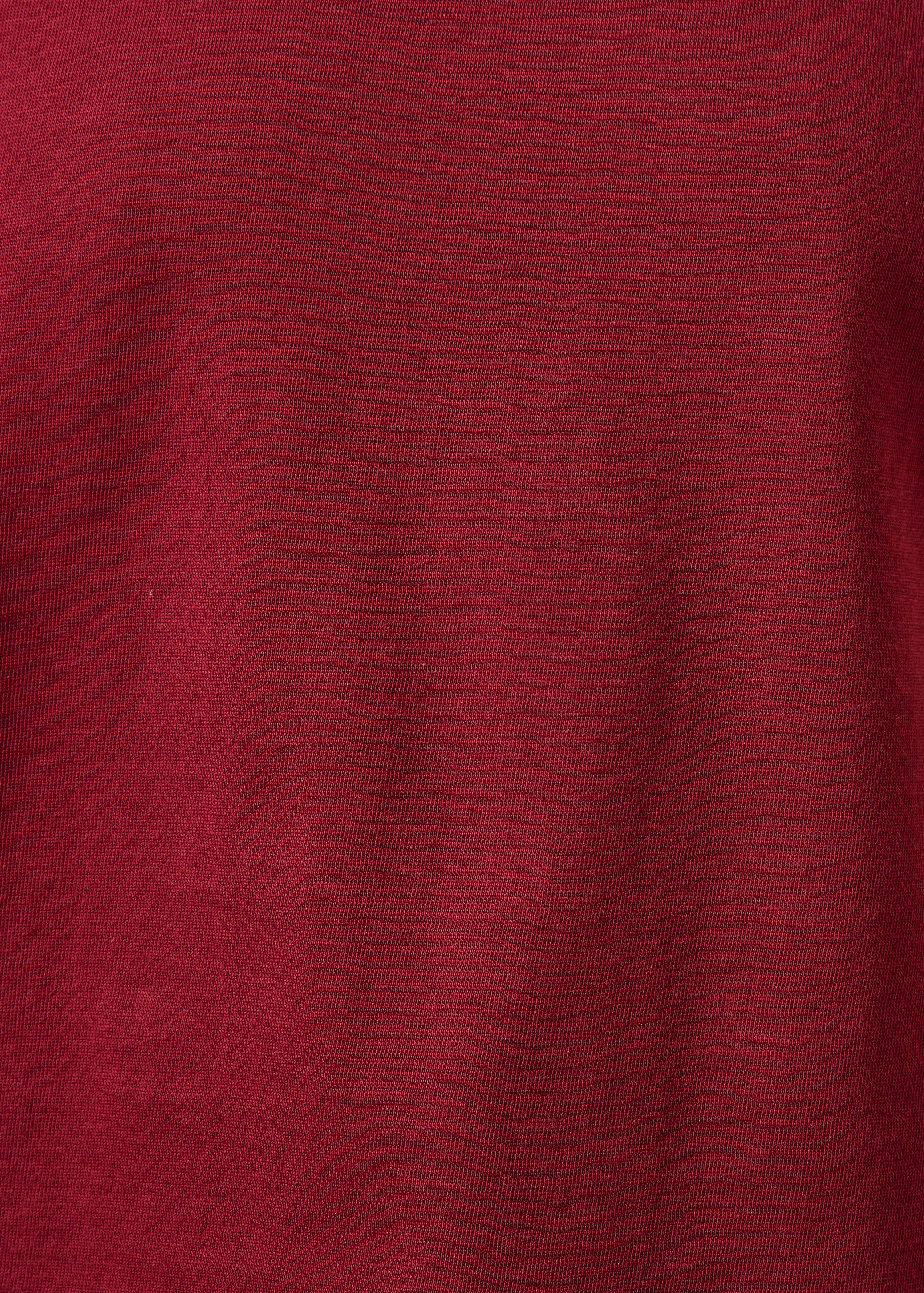 T-shirt bordeaux manches courtes en coton biologique