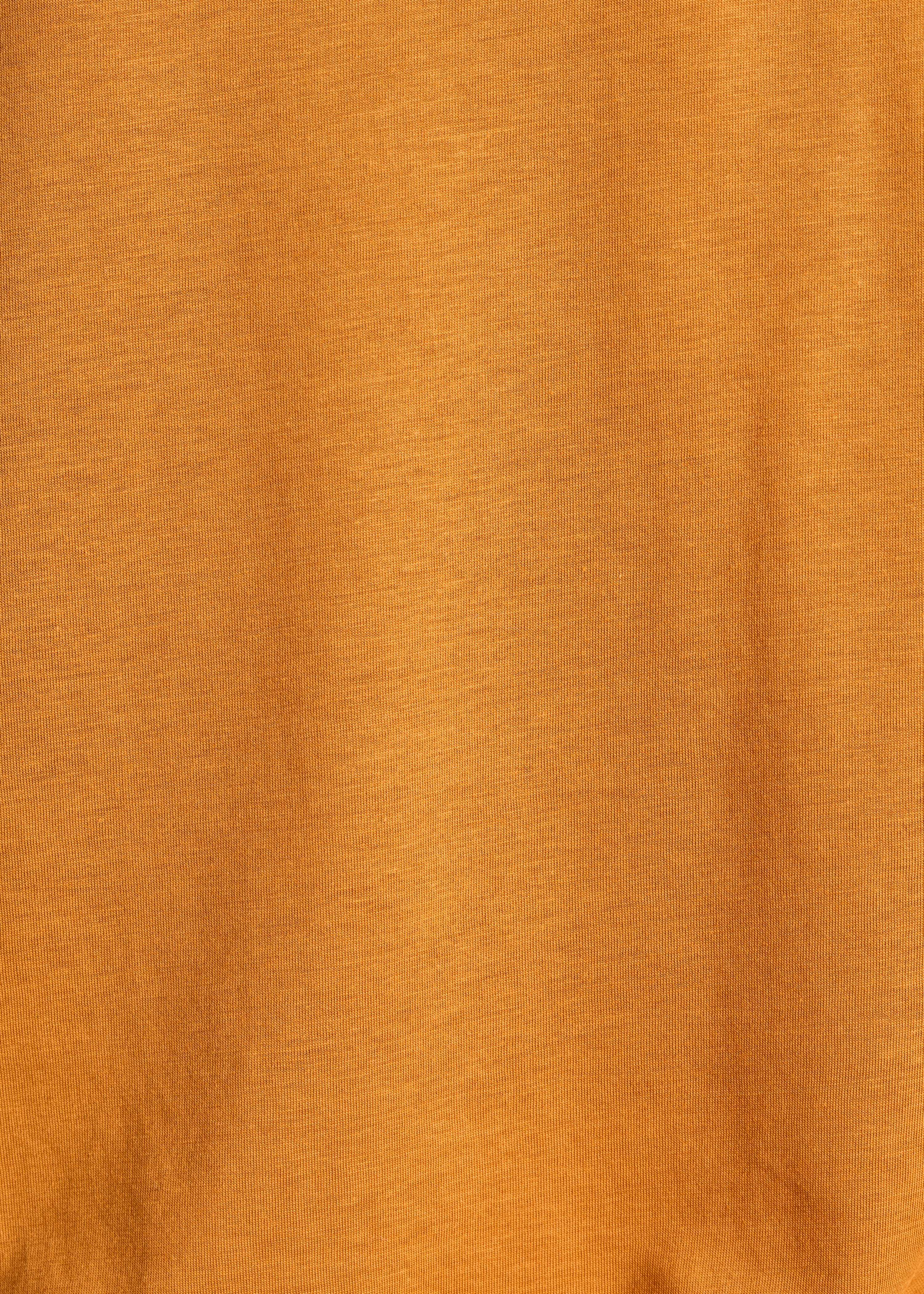 T-shirt ocra in lyocell maniche corte