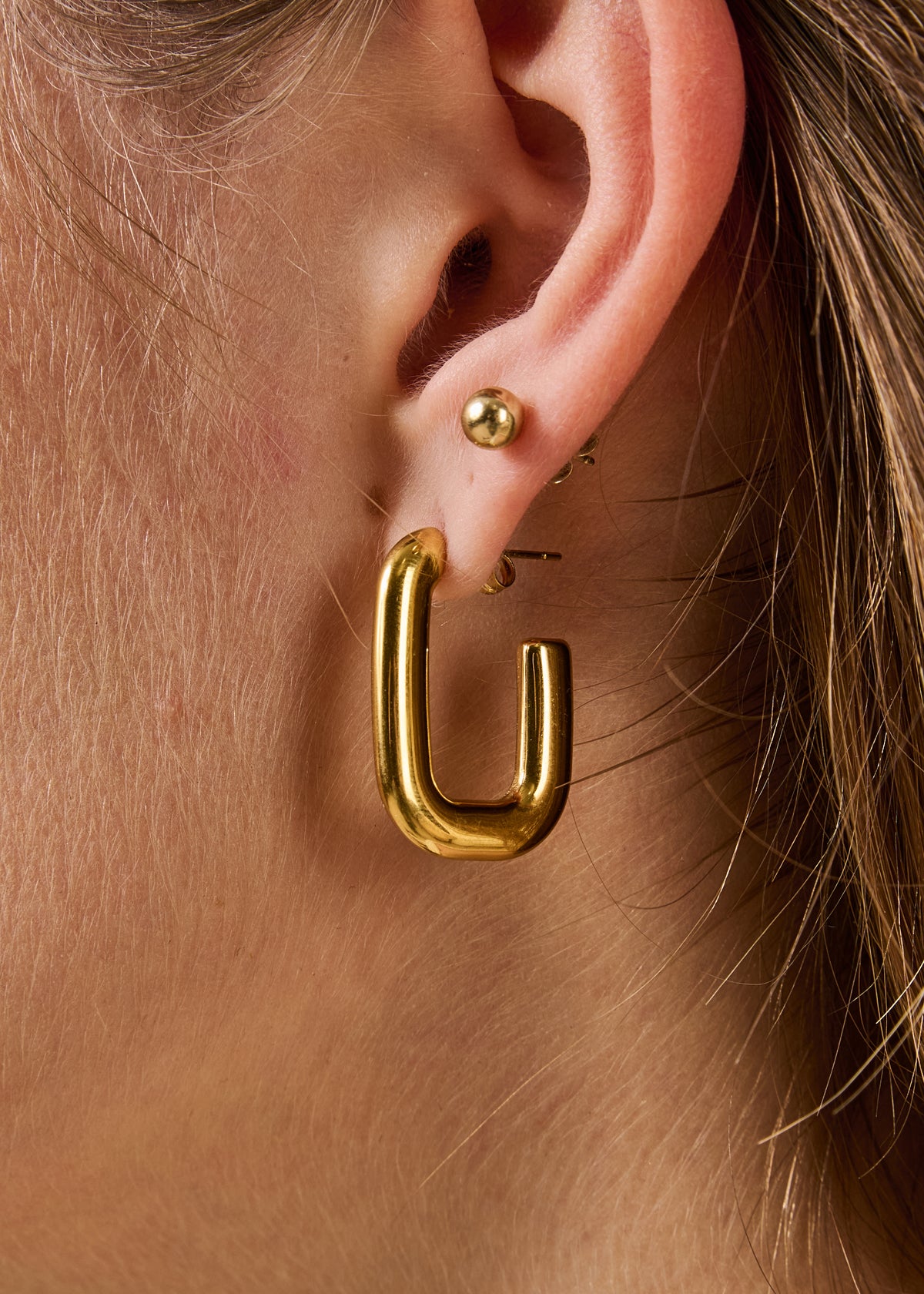 Boucles d'oreilles dorées - Gursen