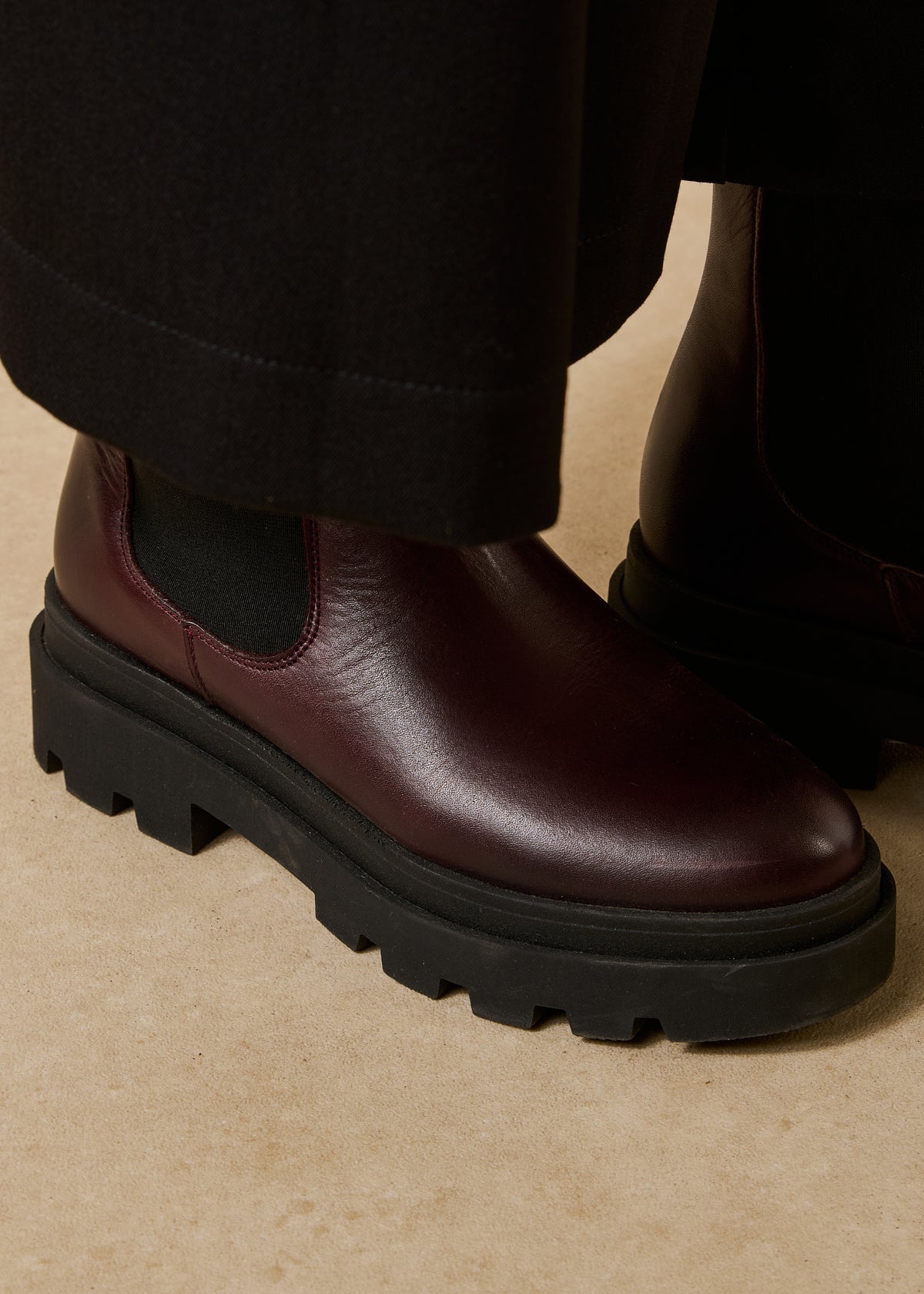 Bottines bordeaux - Grabel