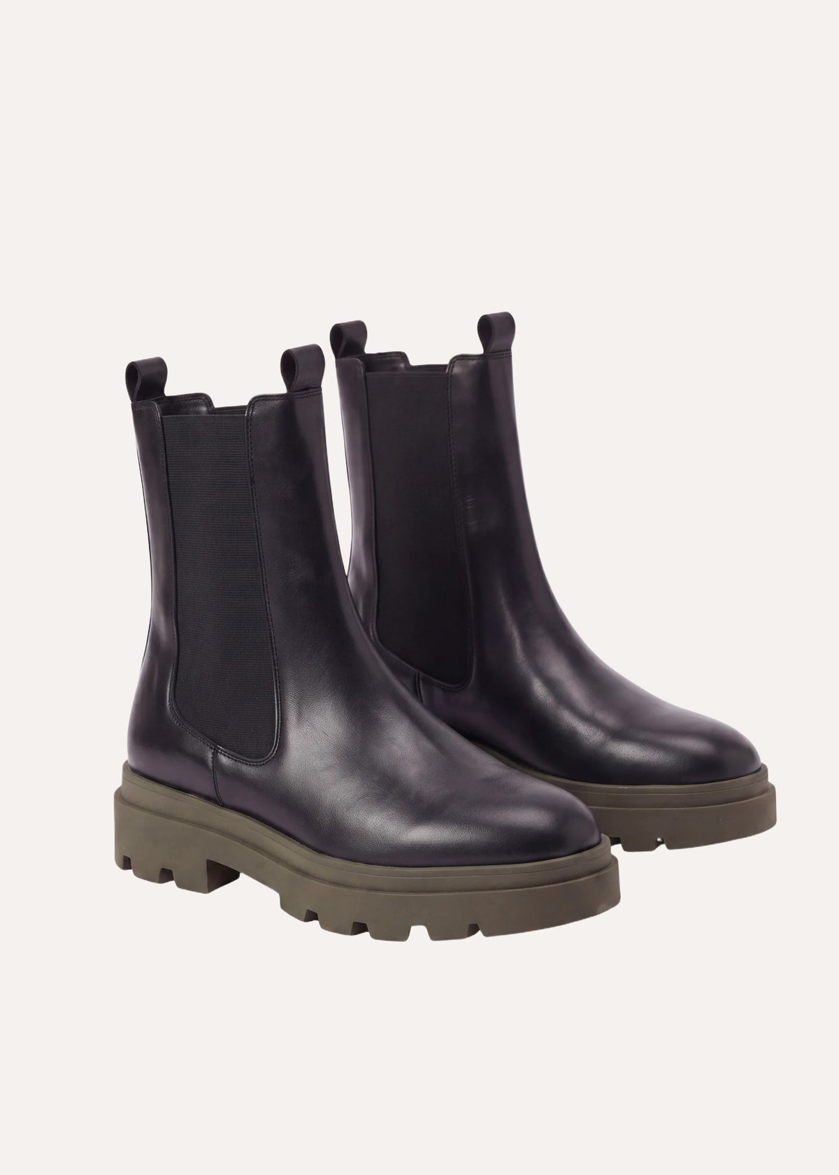 Bottines noir et kaki - Grabel