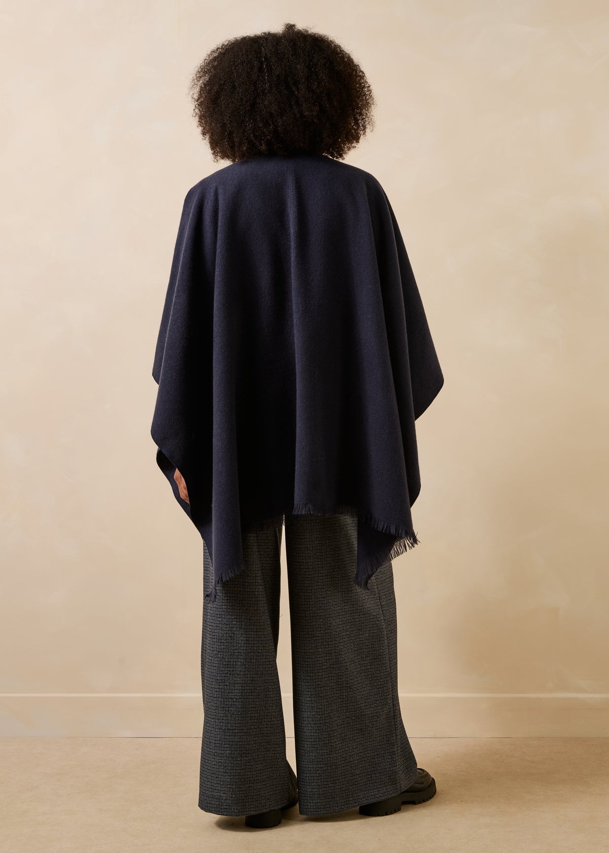 Poncho bleu marine - Gobate