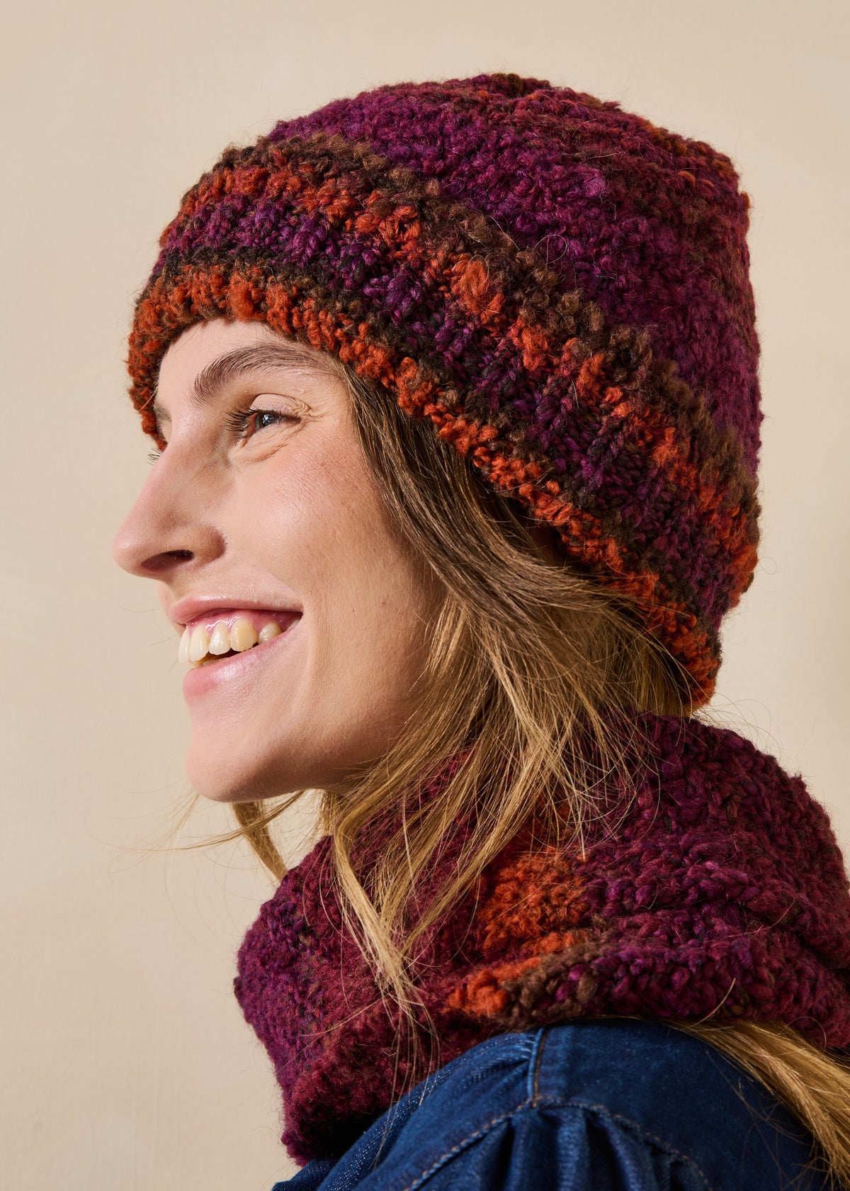 Bonnet bordeaux - Greto