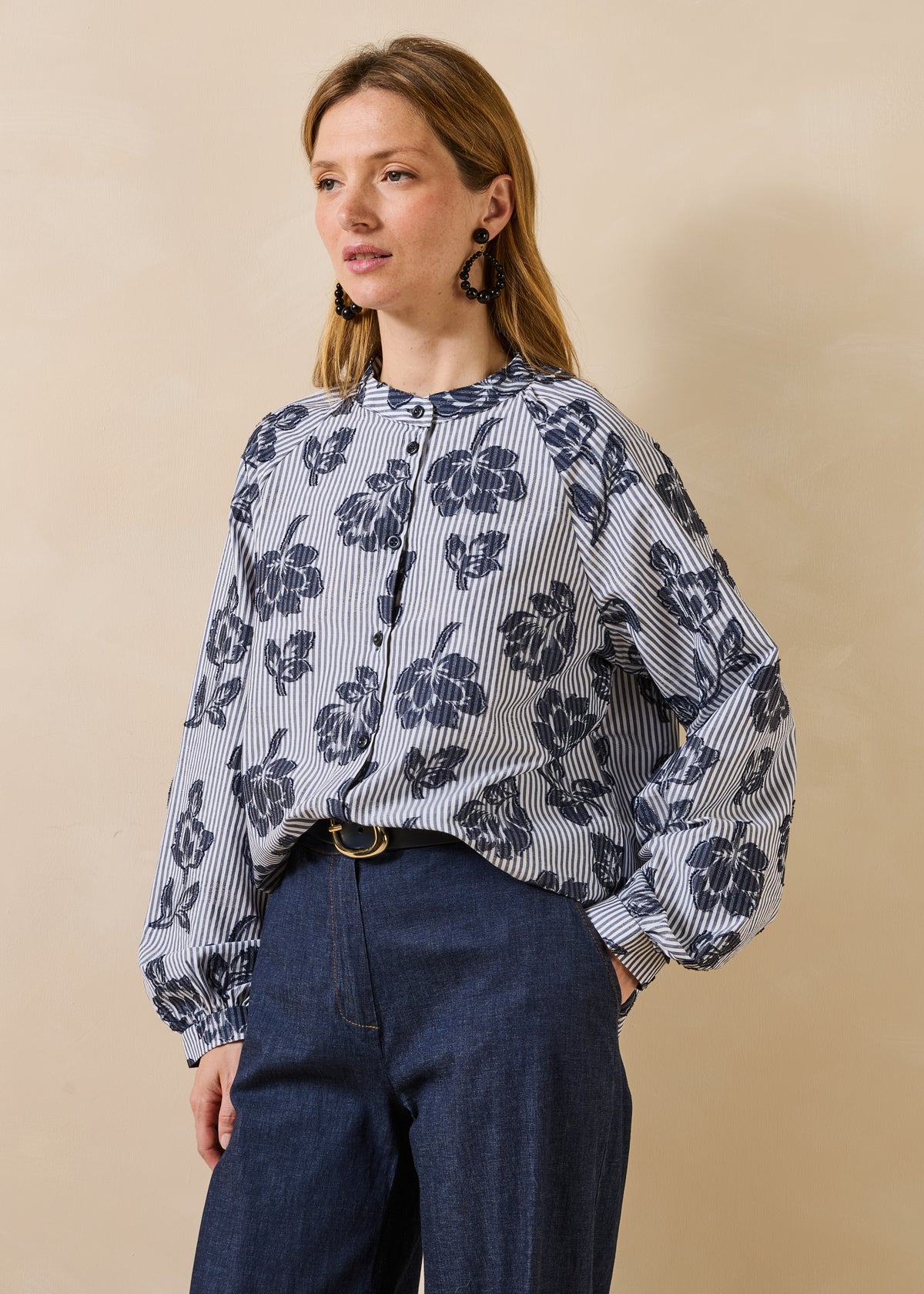 Chemise bleue - Elvia