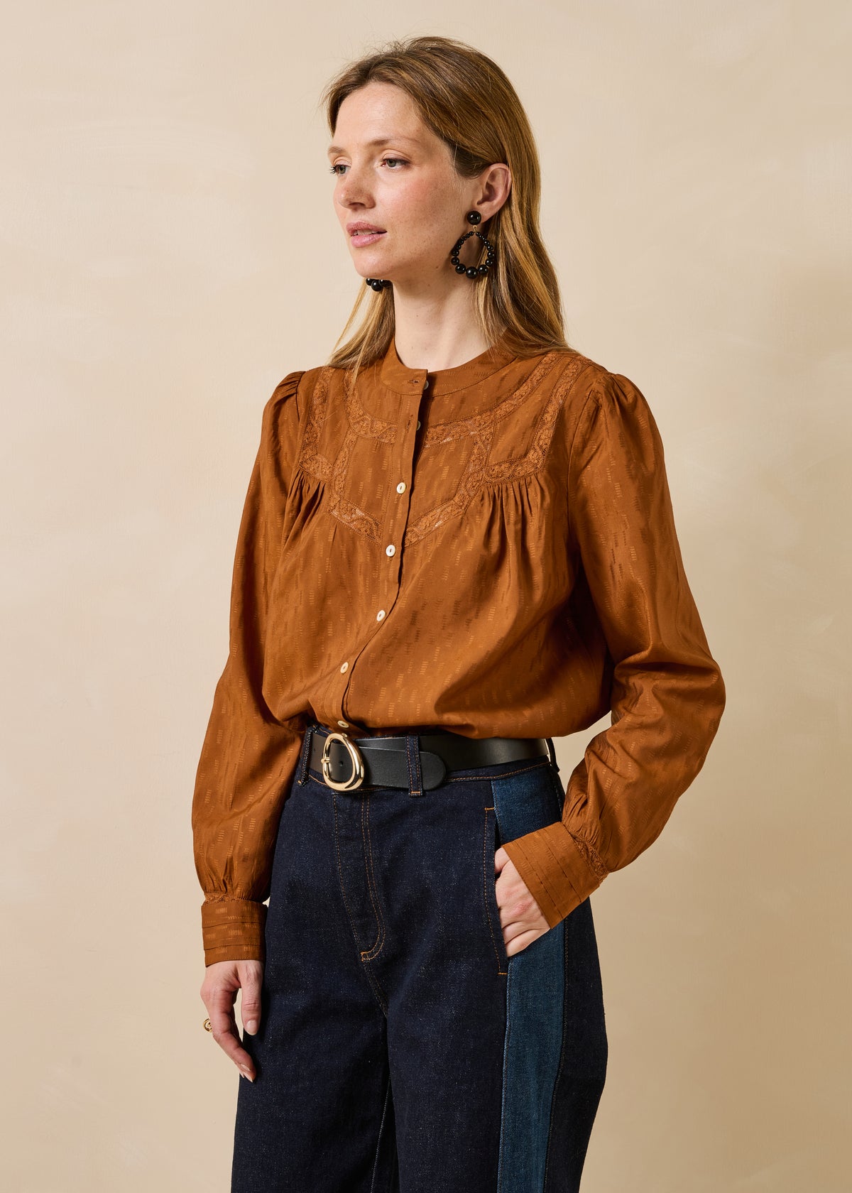 Chemise cognac - Gorane