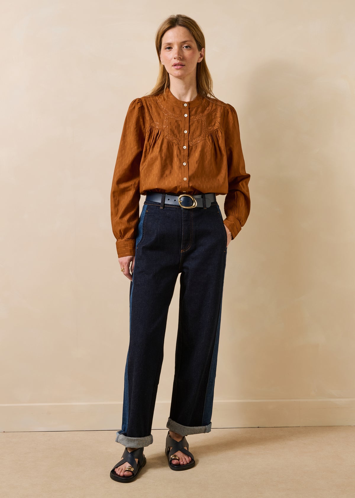 Chemise cognac - Gorane