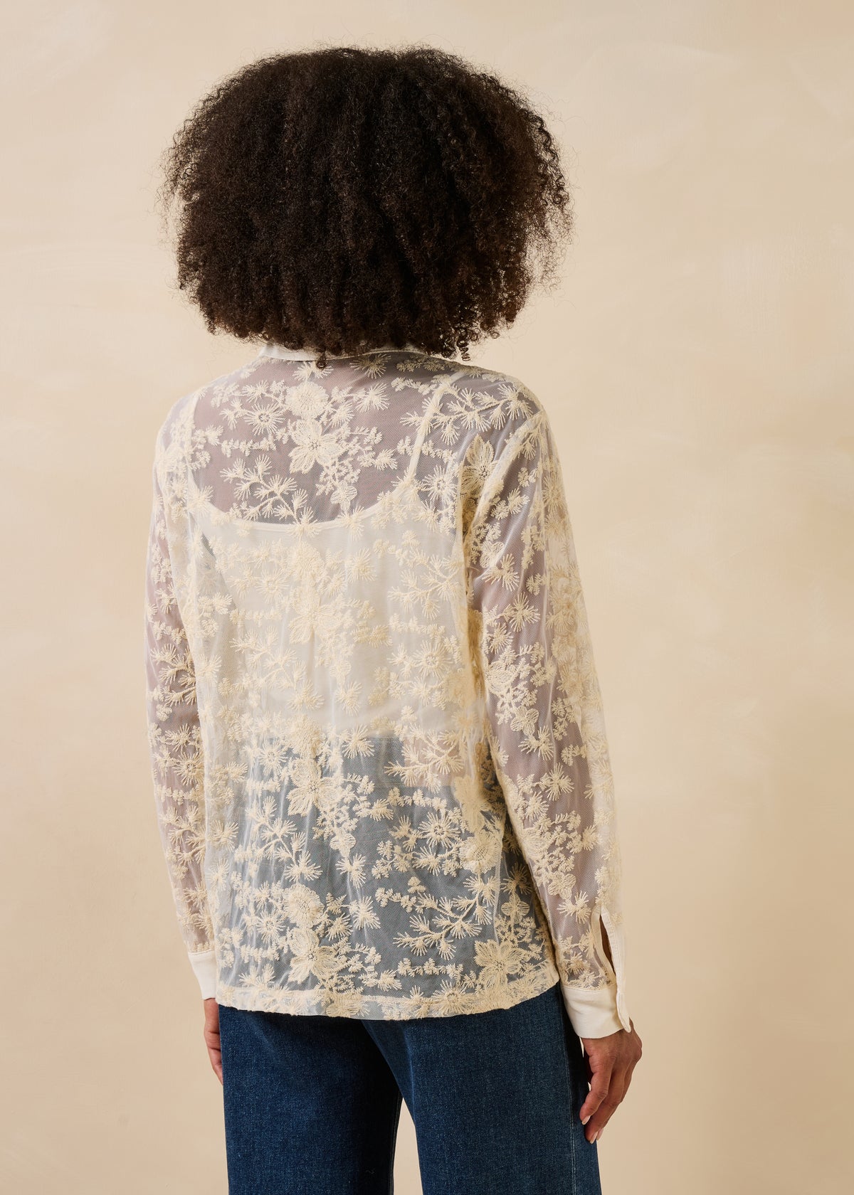 Ecru shirt - Pepa