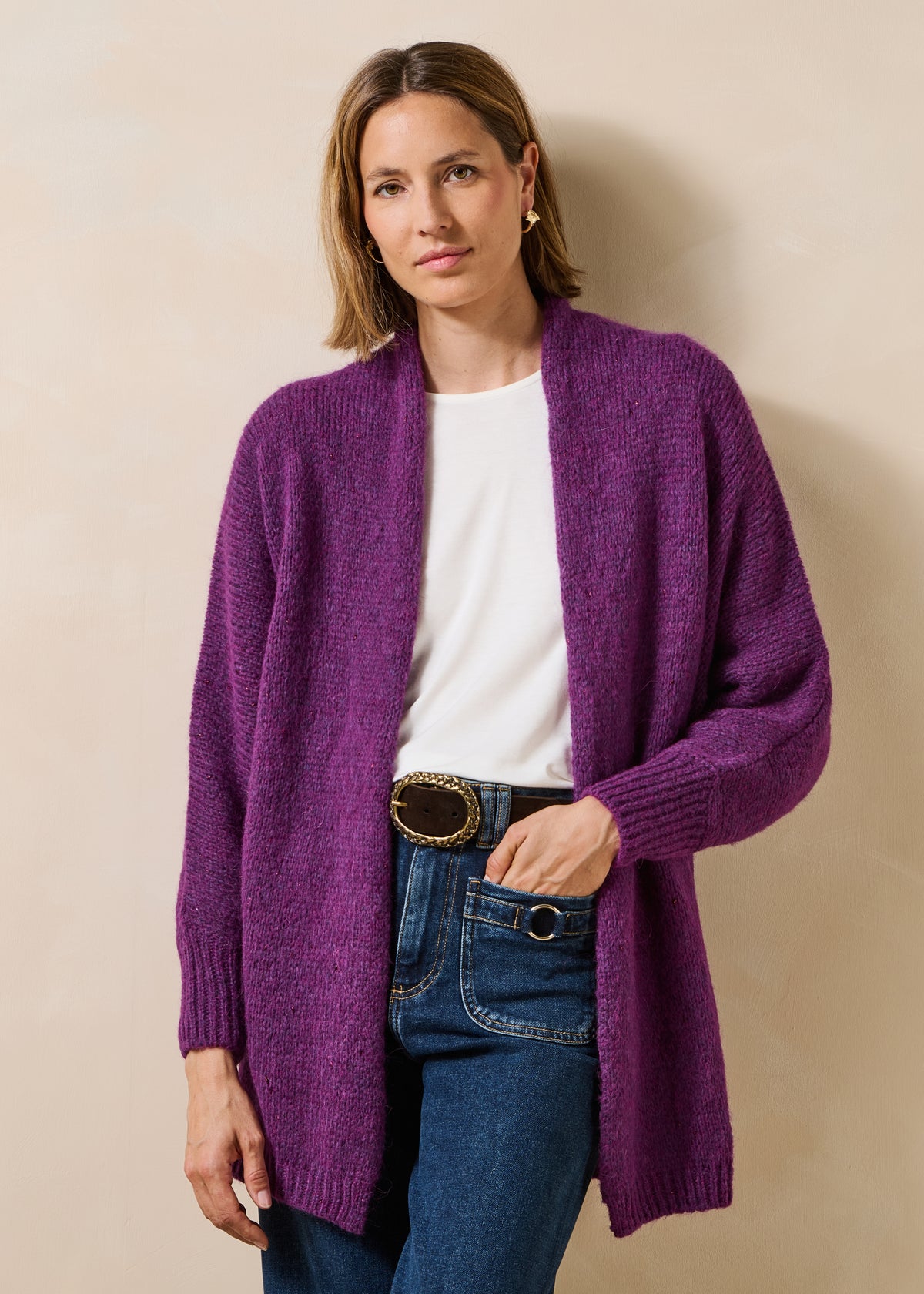 Gilet prune - Camille
