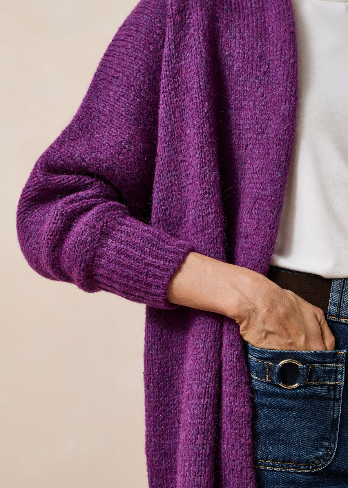 Gilet prune - Camille