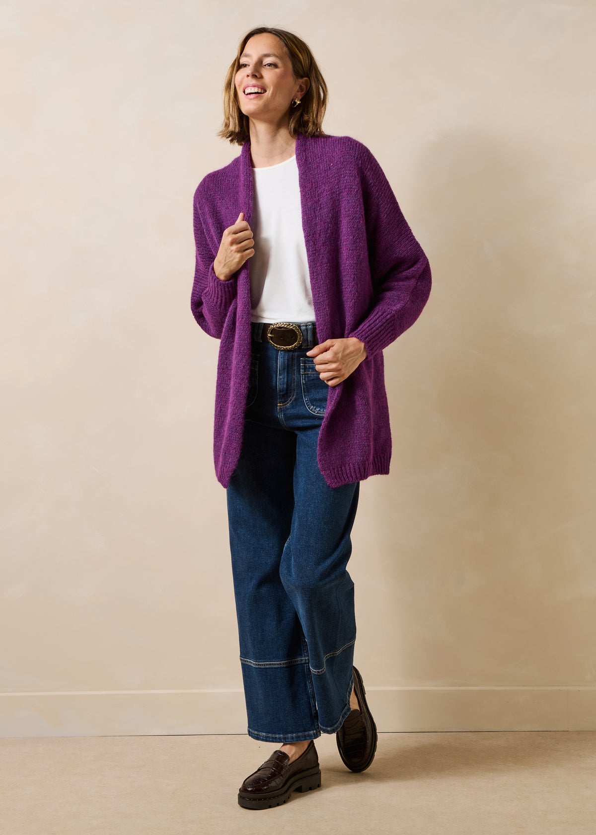 Gilet prune - Camille