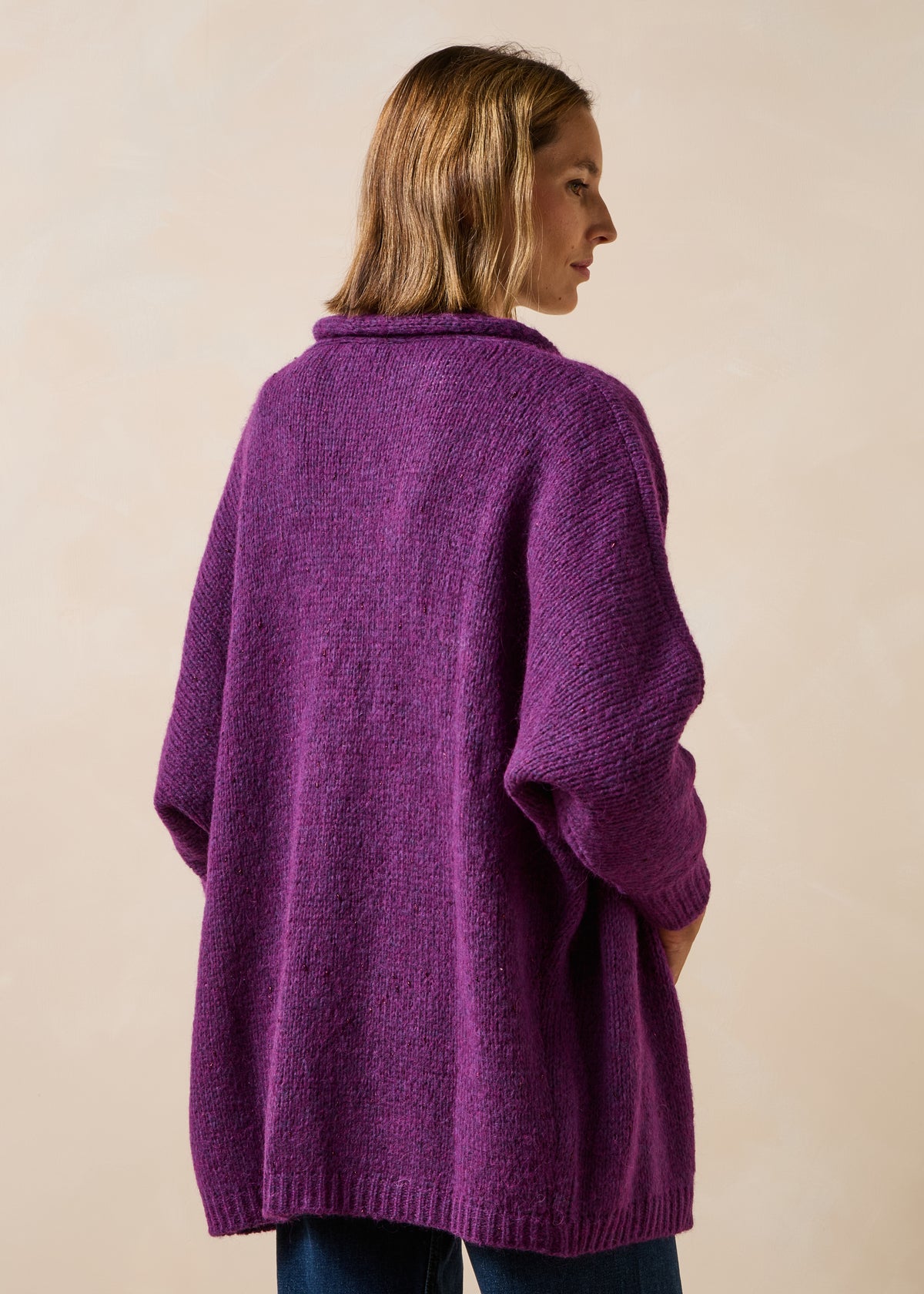 Gilet prune - Camille