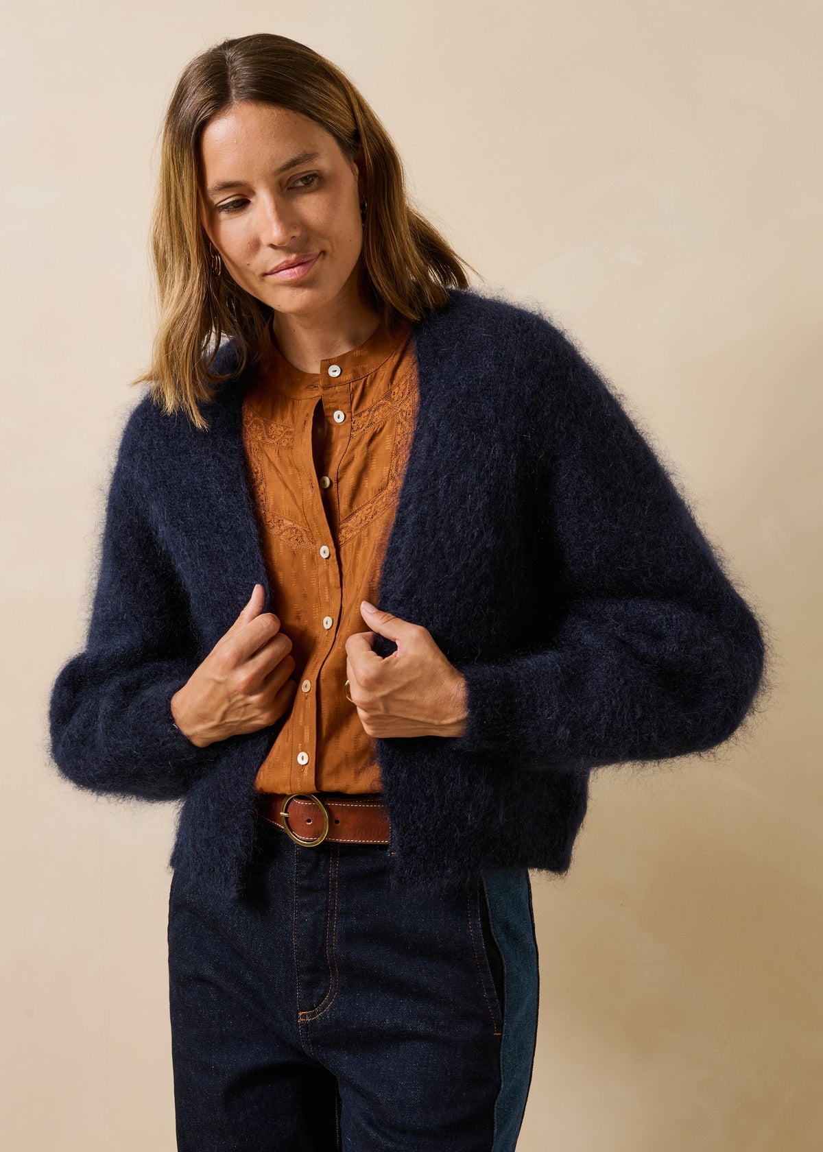 Gilet bleu marine - Genesia