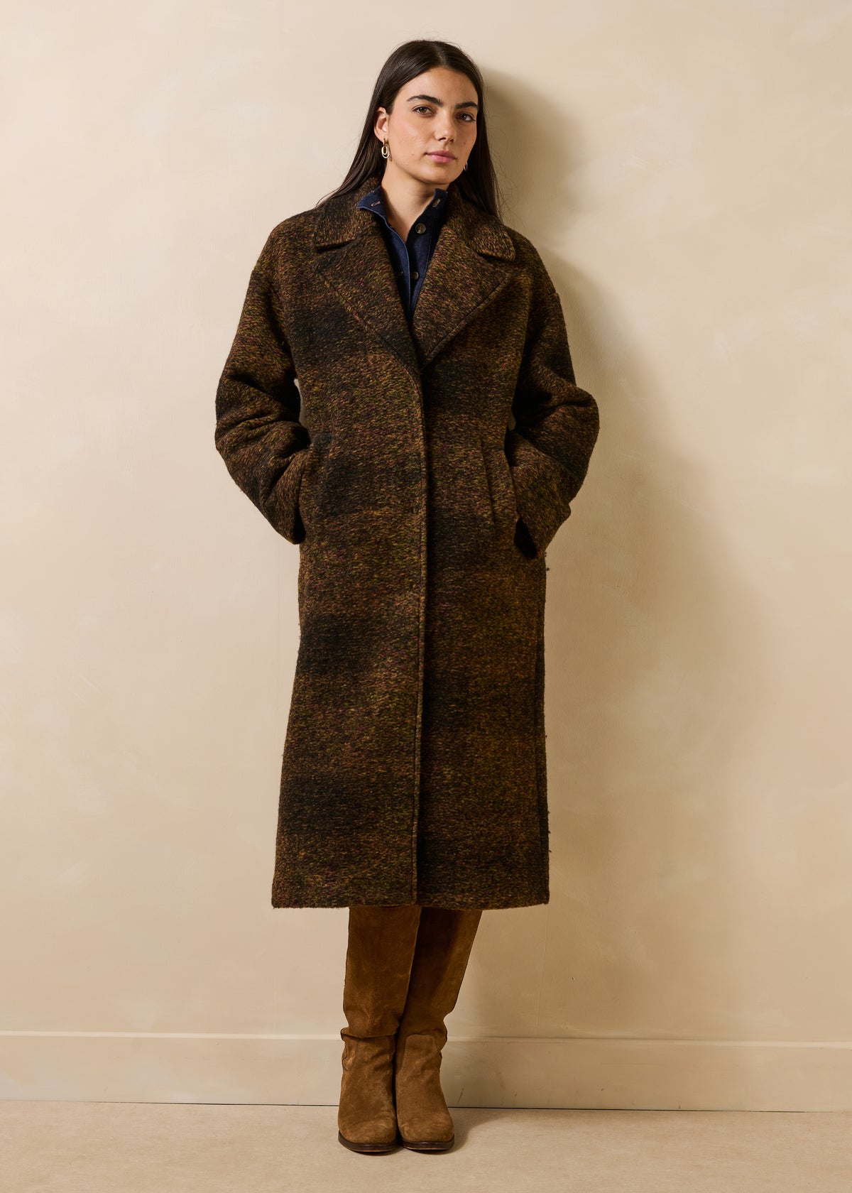 Manteau marron - Gaboni