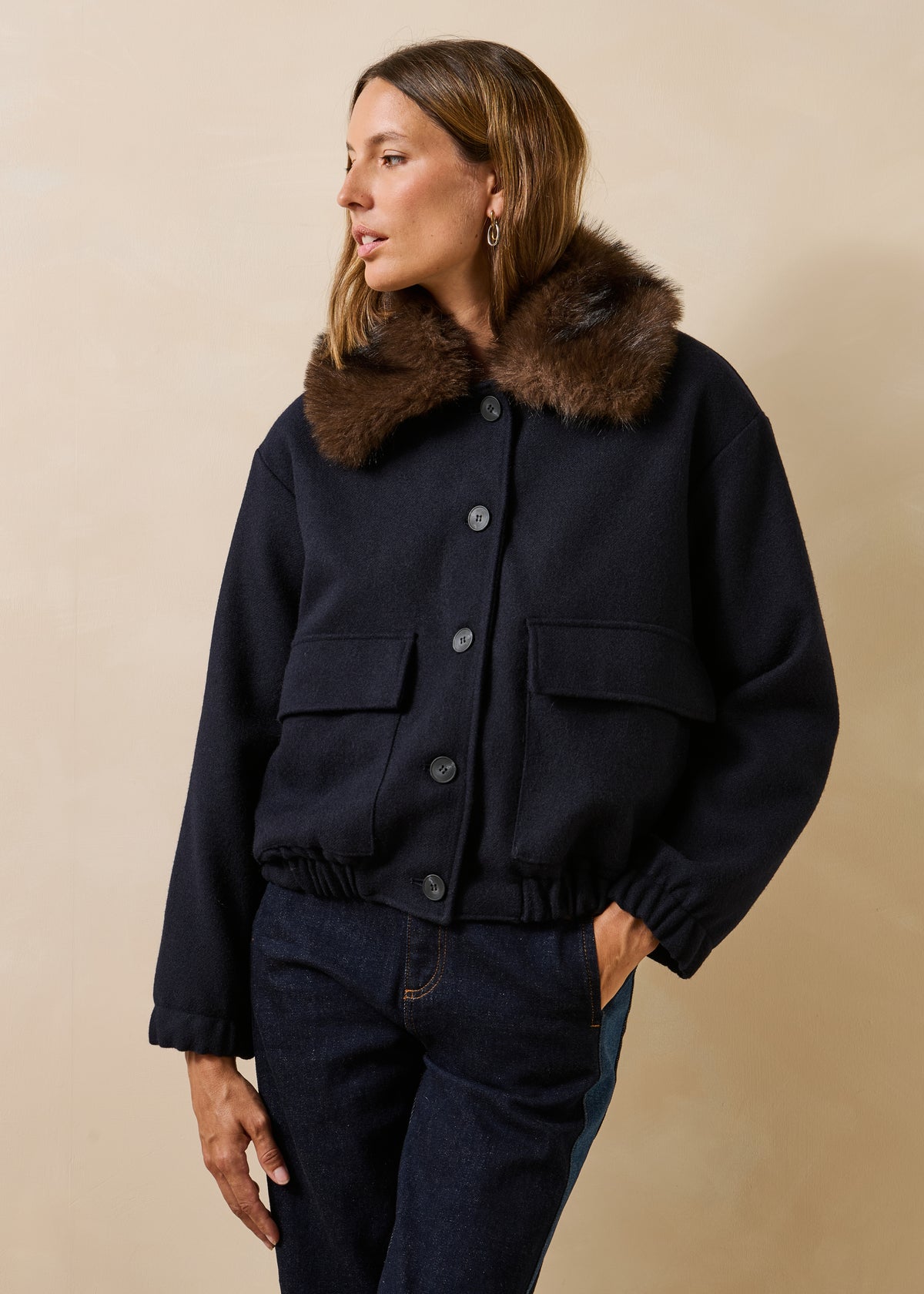 Blouson bleu marine - Galane