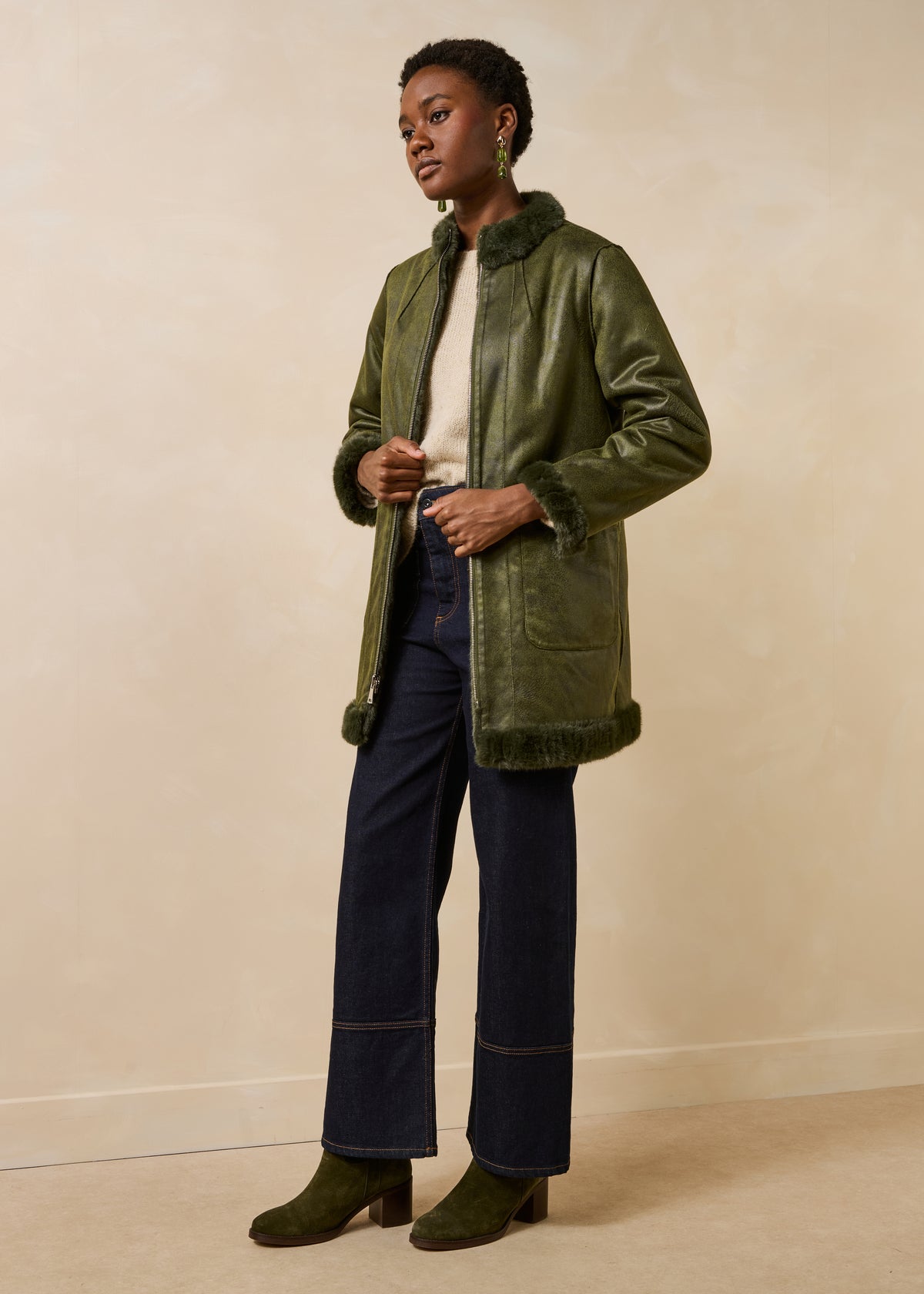 Manteau kaki - Gevori