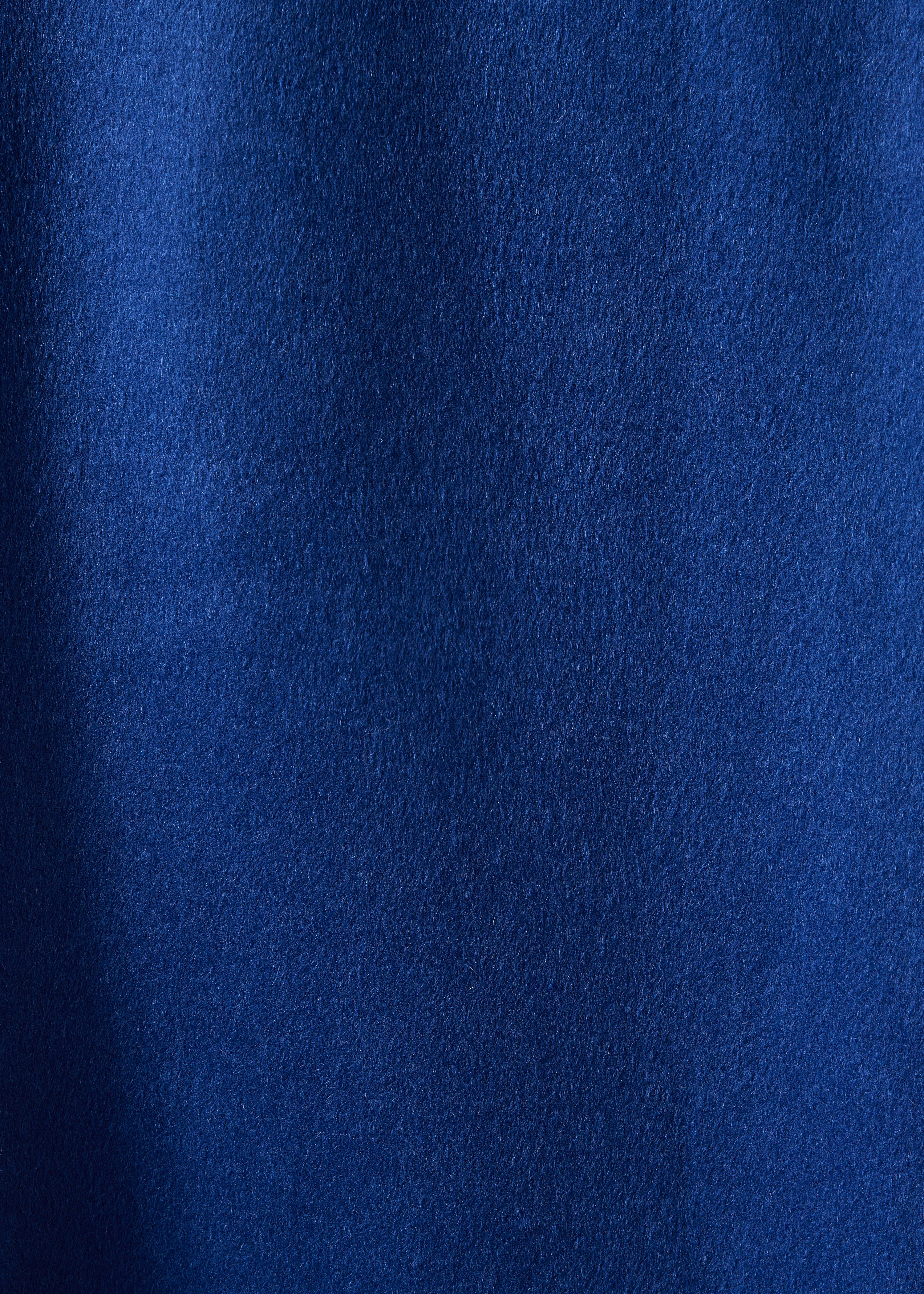 Cappotto caban blu reale in lana