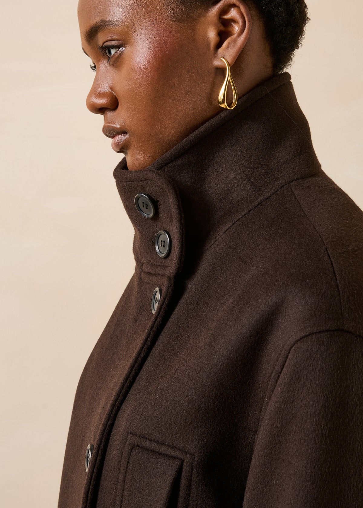 Manteau marron - Gombri