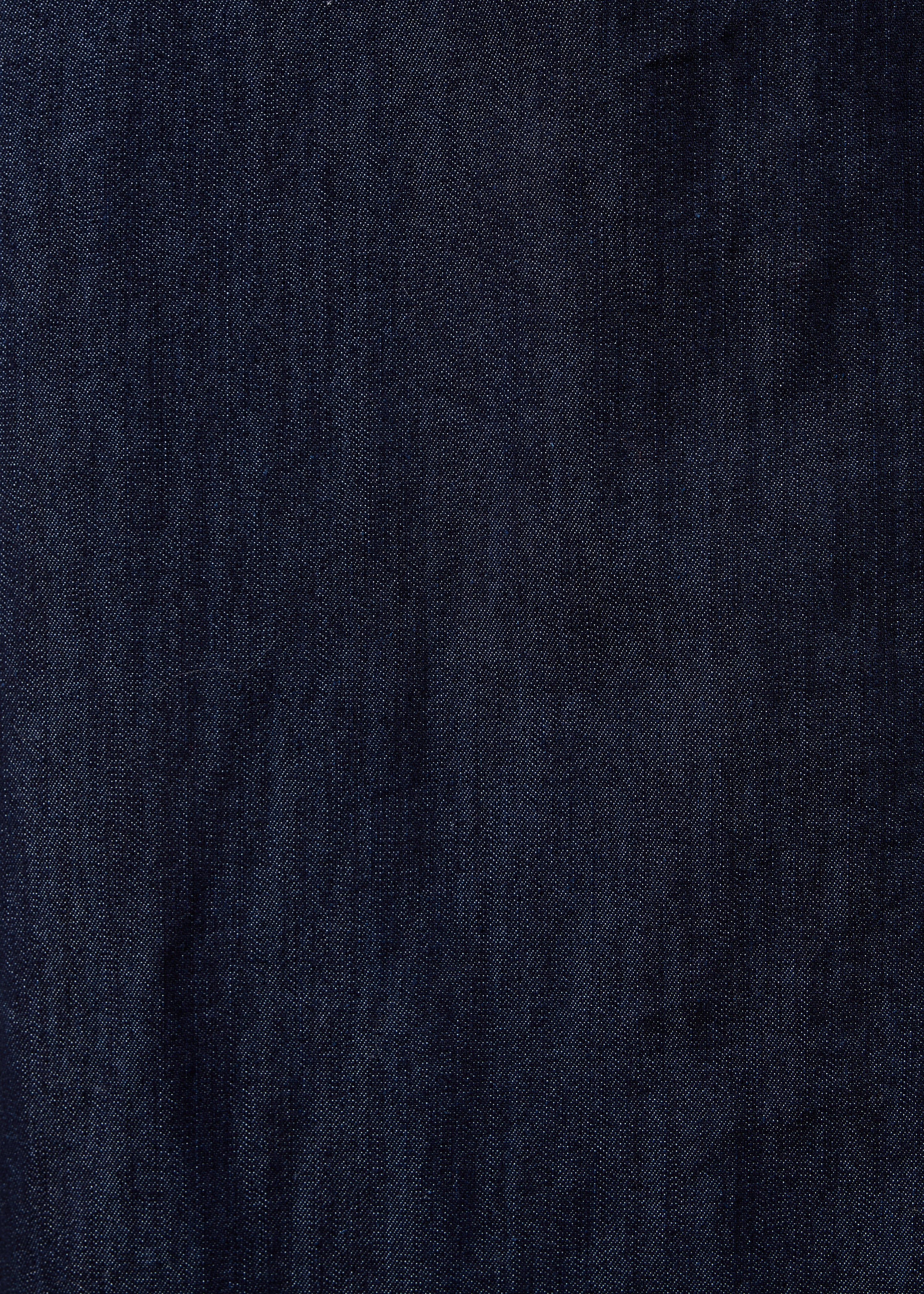 Gonna midi portafoglio in denim grezzo