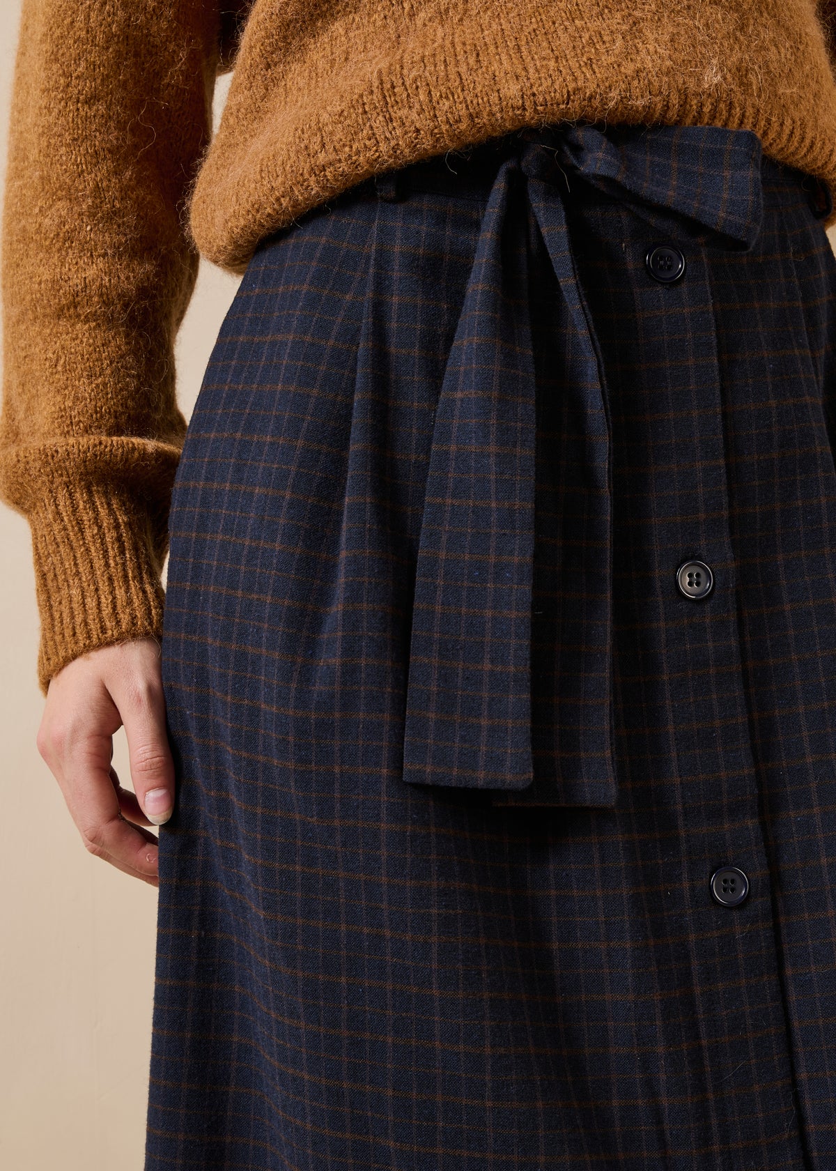 Rok in marineblauw - Rineta