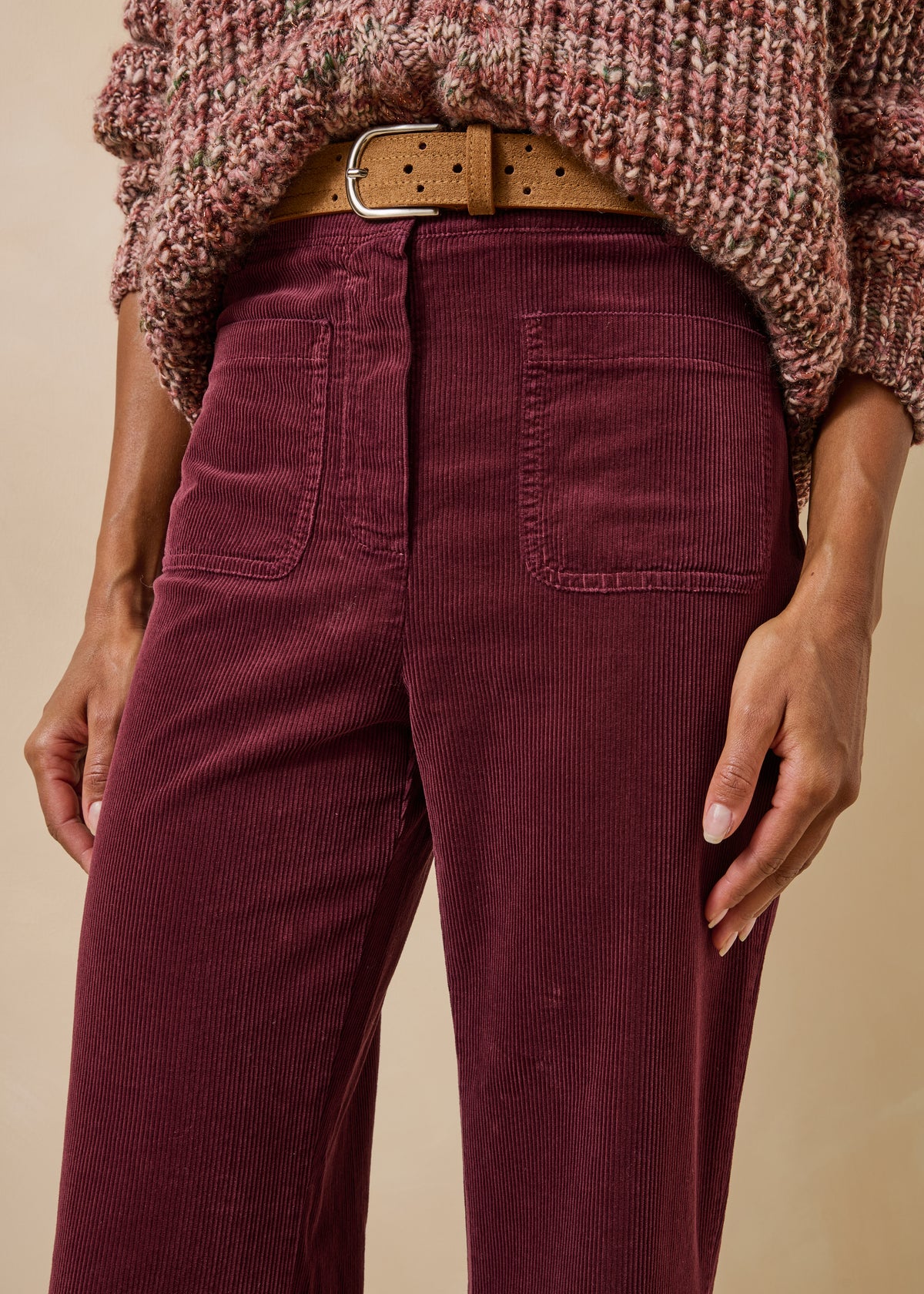 Burgundy pants - Ekou