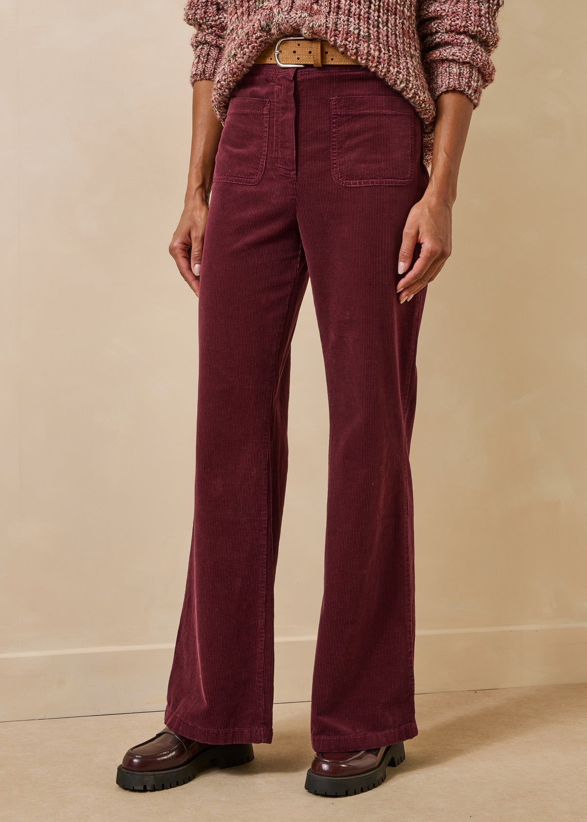 Burgundy pants - Ekou