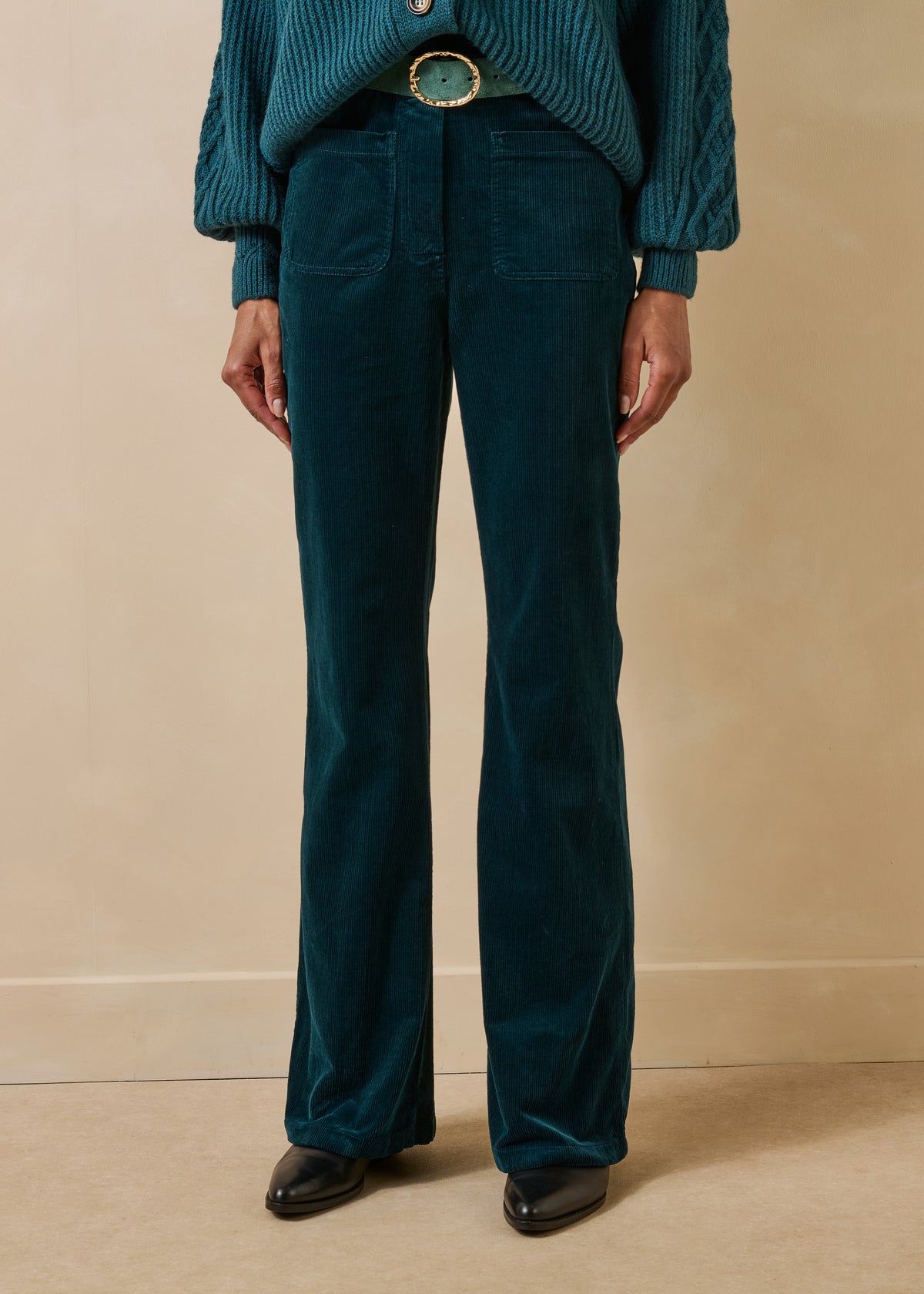 Pantaloni blu petrolio - Ekou